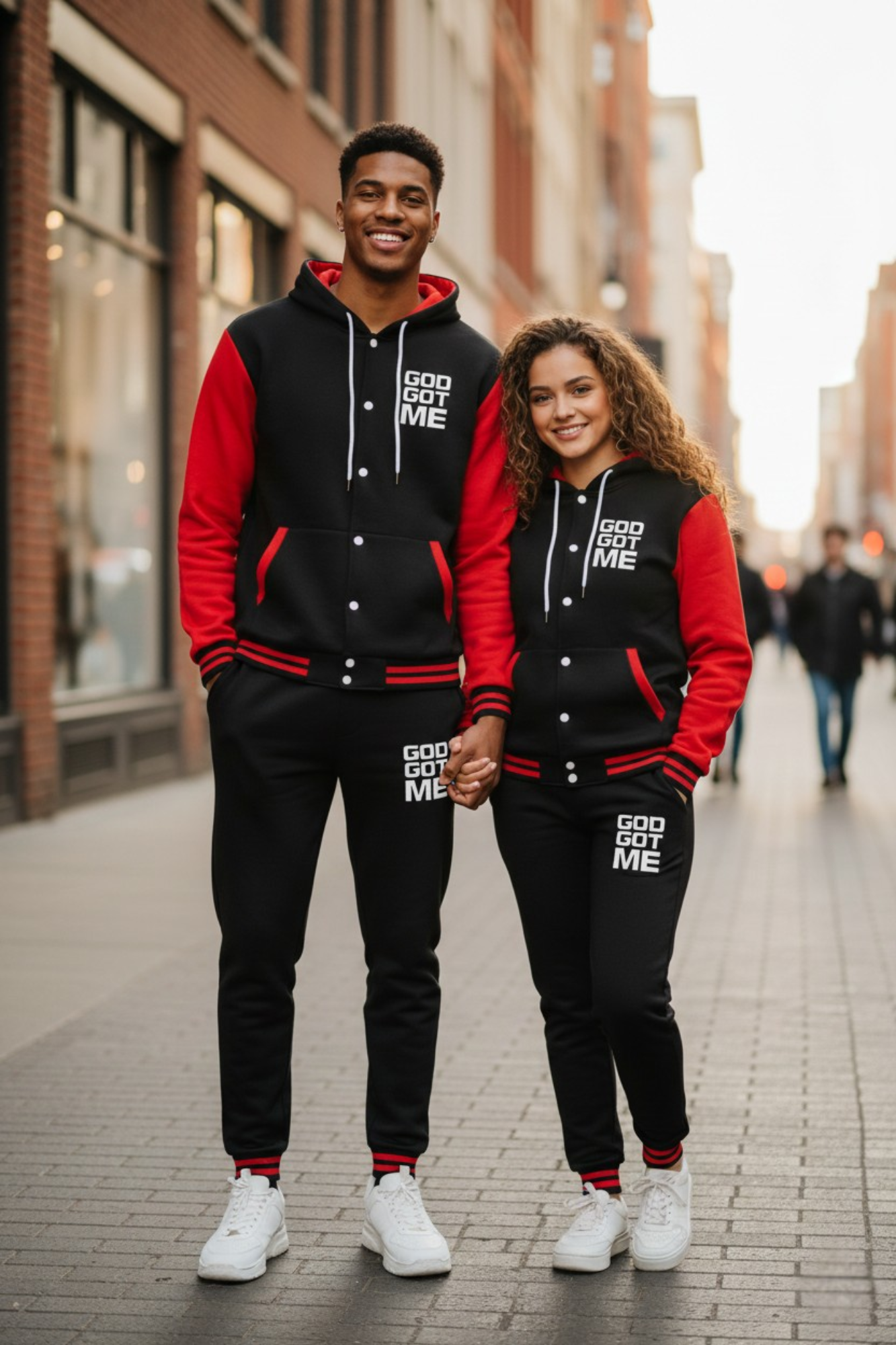 GOD GOT ME FULL HOODIE SET