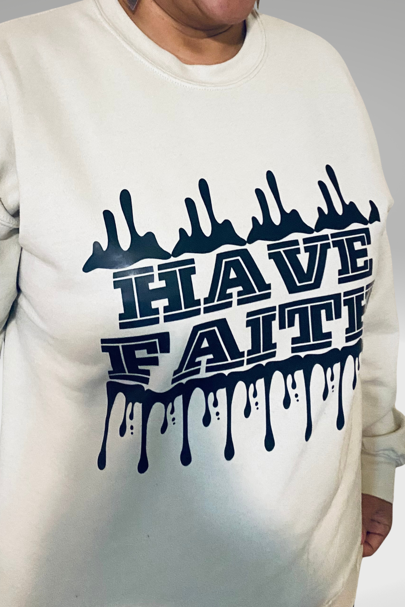 HAVE FAITH SPLASH SWEATSHIRT
