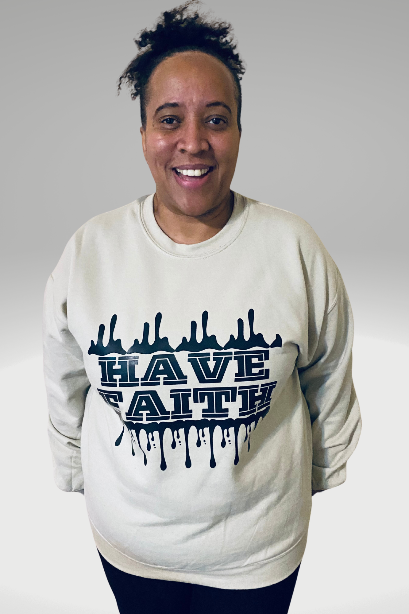 HAVE FAITH SPLASH SWEATSHIRT