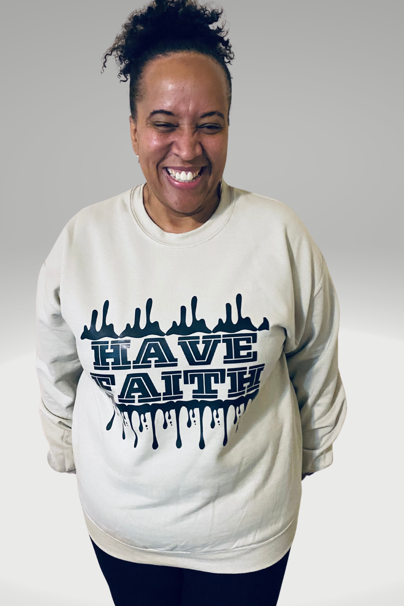HAVE FAITH SPLASH SWEATSHIRT