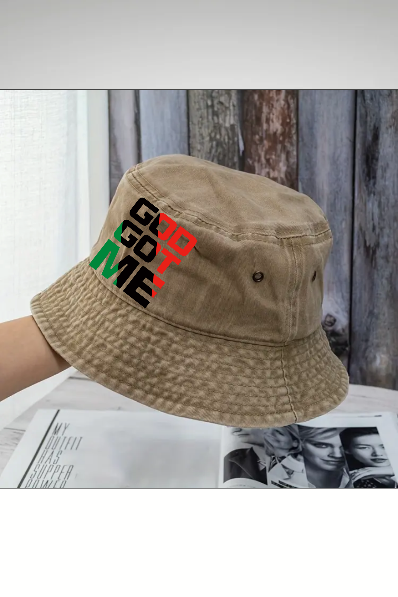 JUNETEENTH GOD GOT ME BUCKET HAT