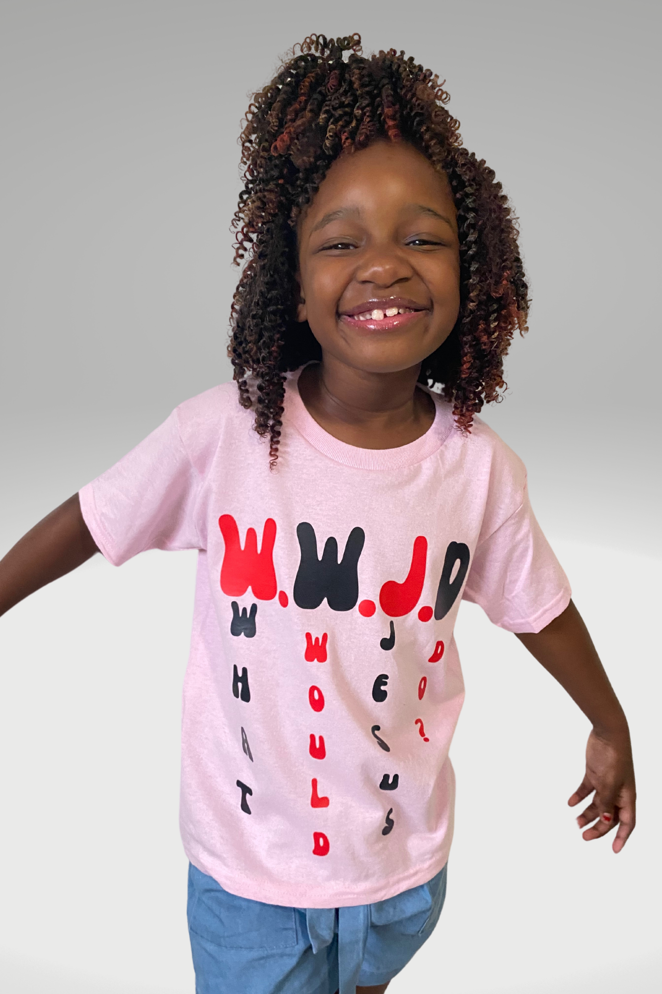 W.W.J.D GIRLS T-SHIRT