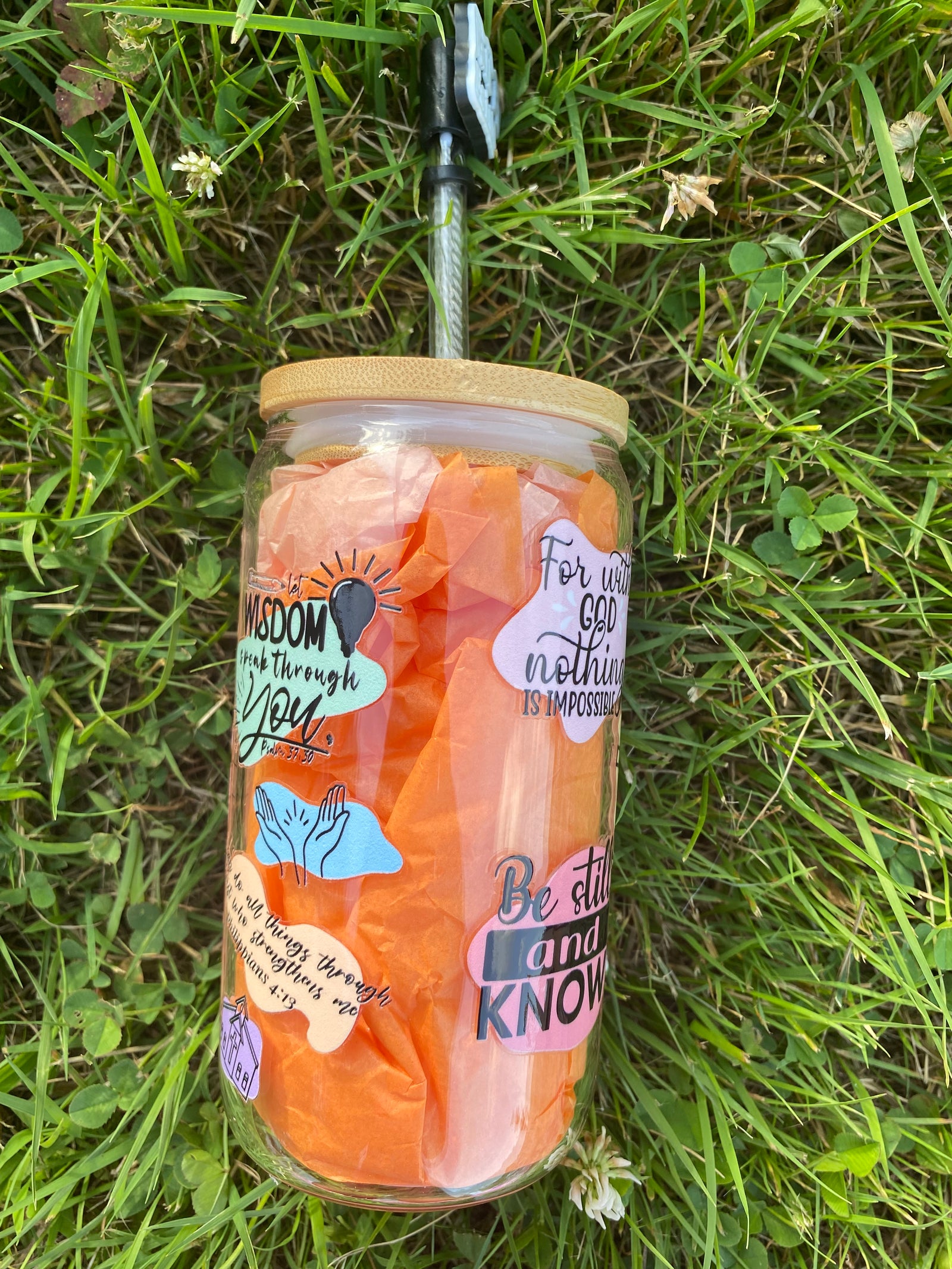 AFFIRMATIONS GLASS JAR