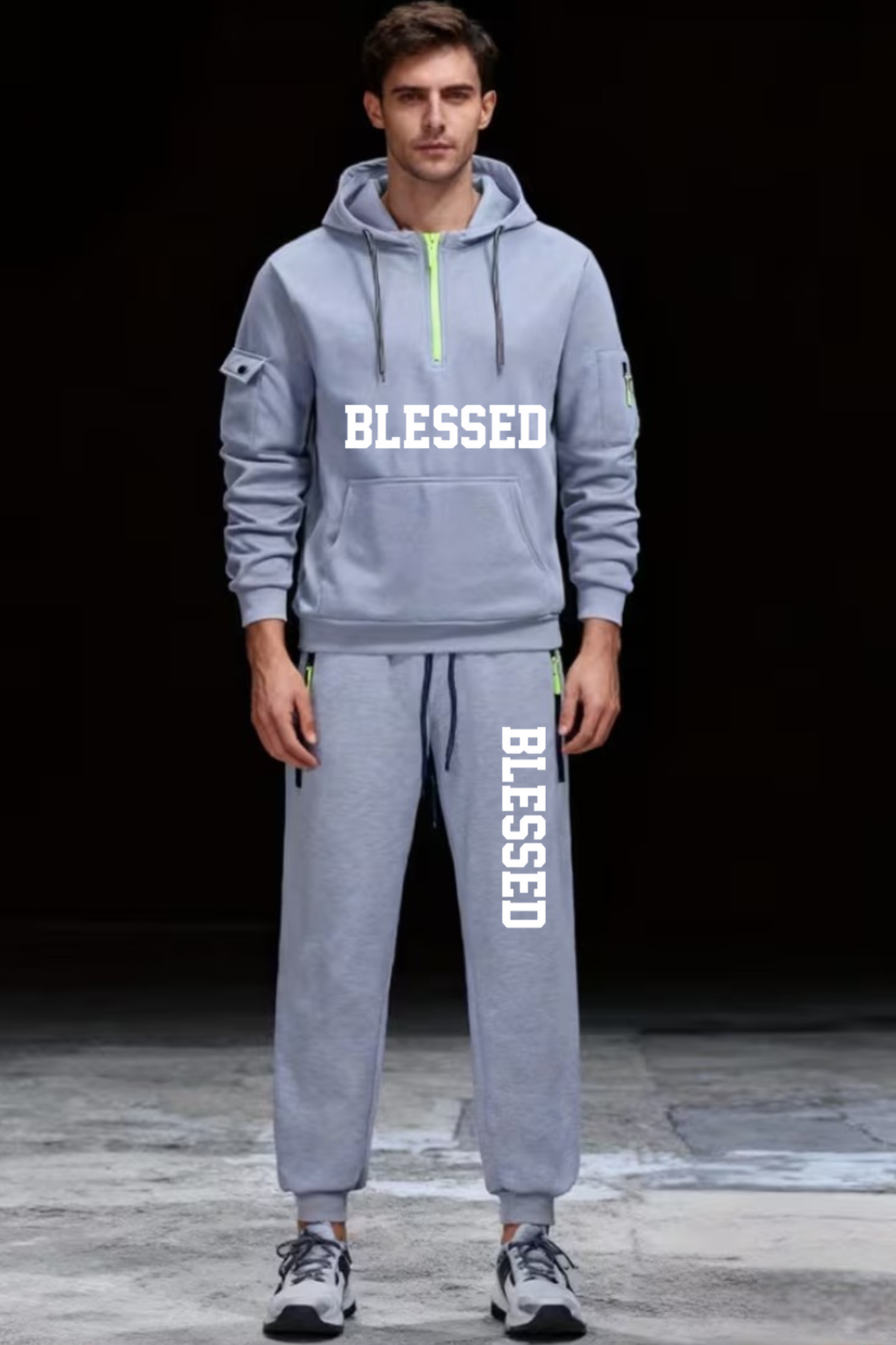 BLESSED HOODIE TRACKSUIT SETS