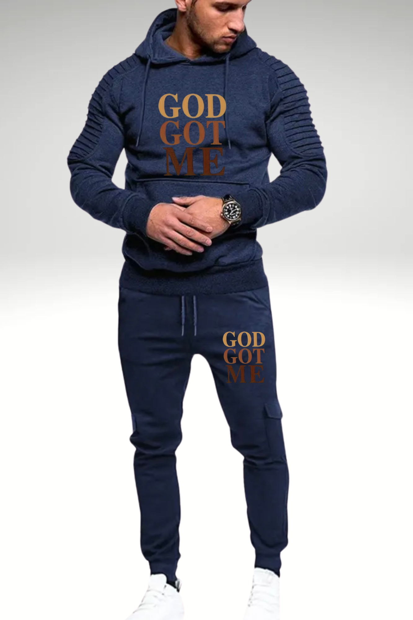 GOD GOT ME JOGGERS HOODIE SET