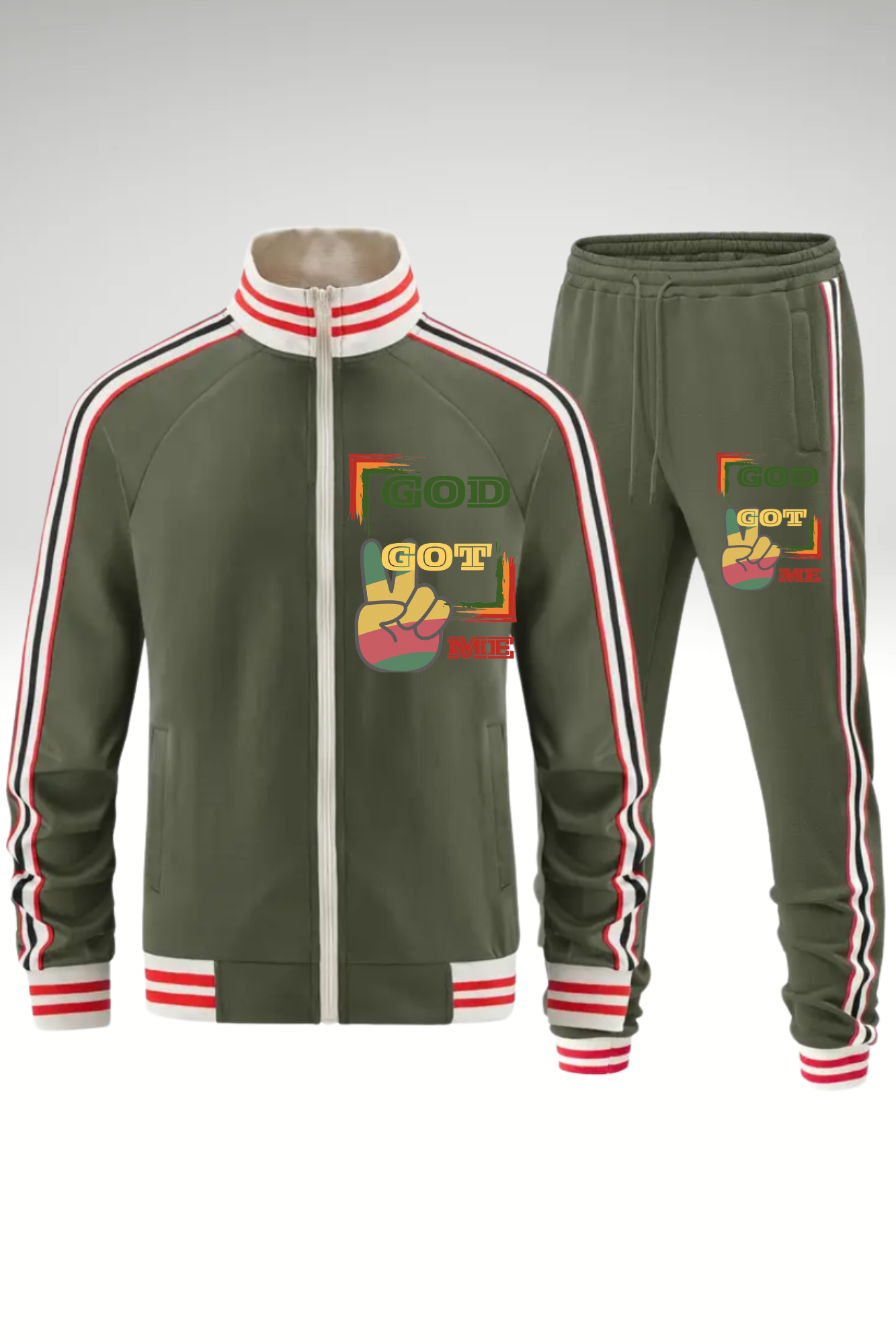 GOD GOT ME COLLAR SET