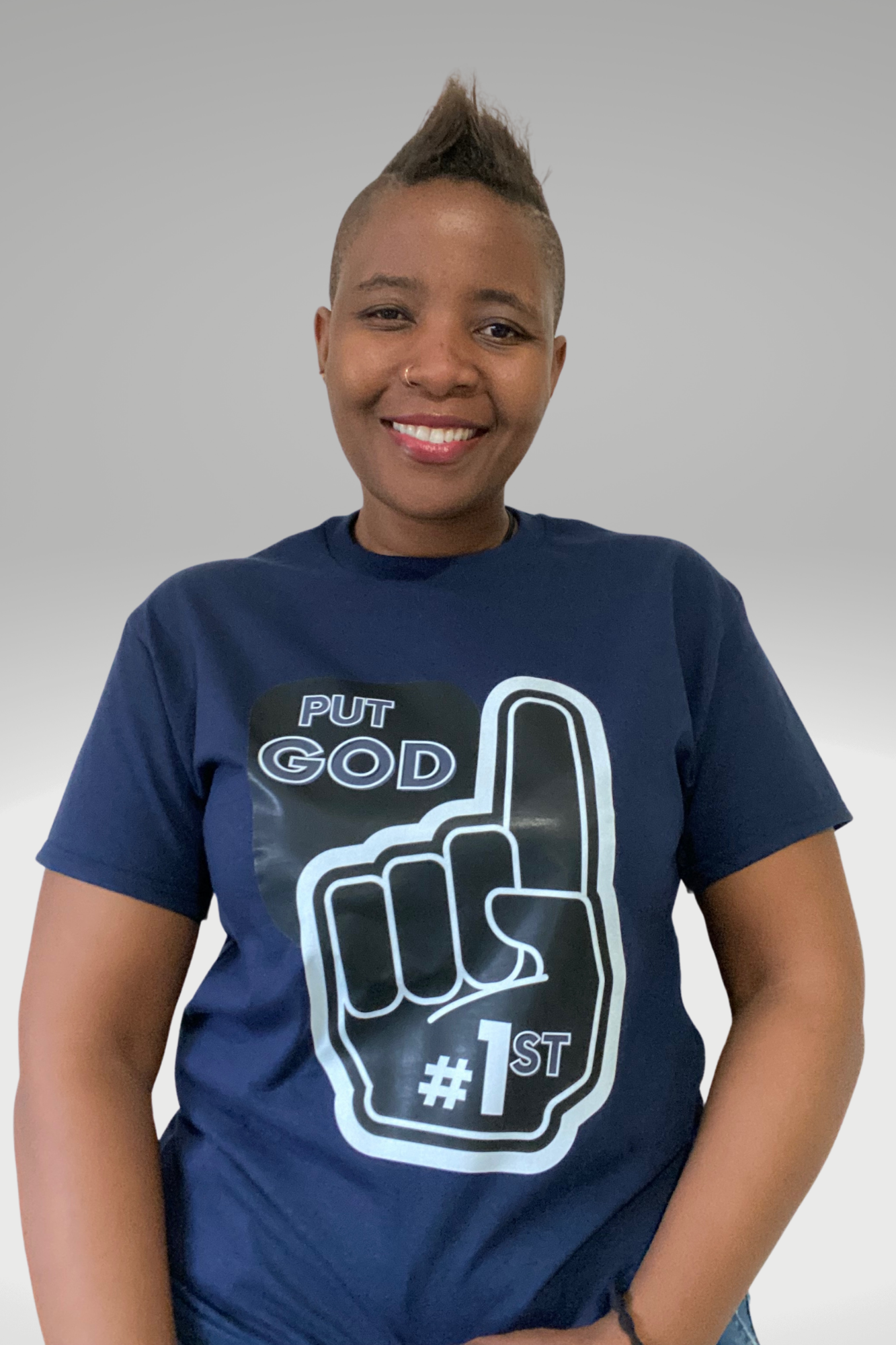 PUT GOD FIRST ADULTS UNISEX T-SHIRT