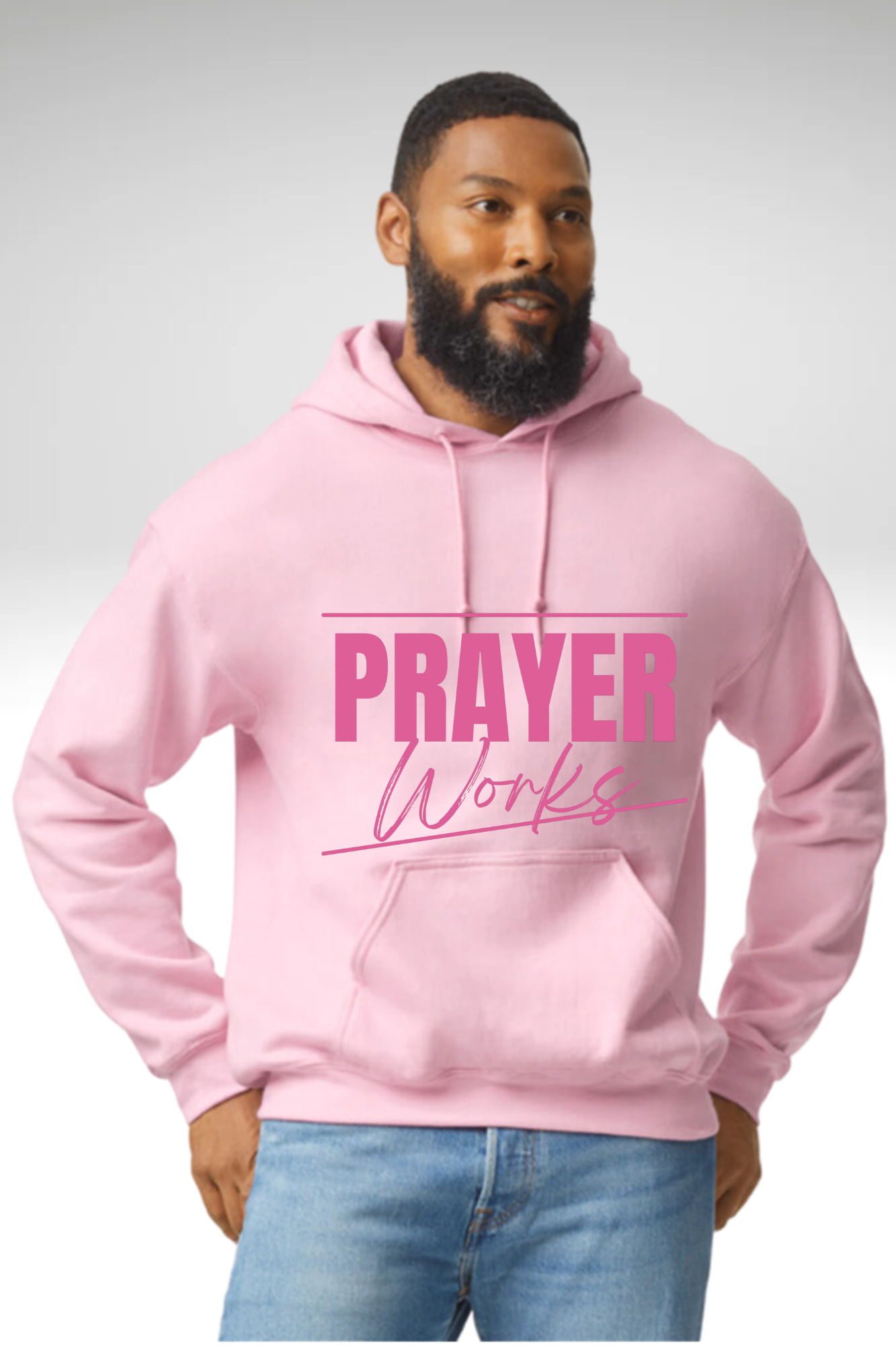 PRAYER WORKS MEN'S HOODIE