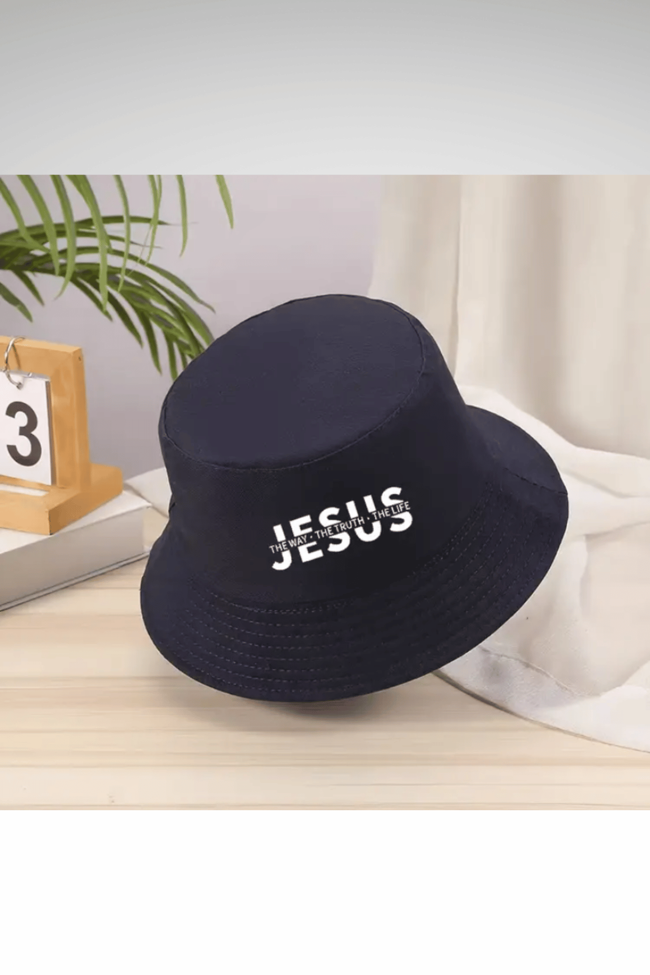 JESUS IS THE WAY MEN’S FAITH BUCKET HAT