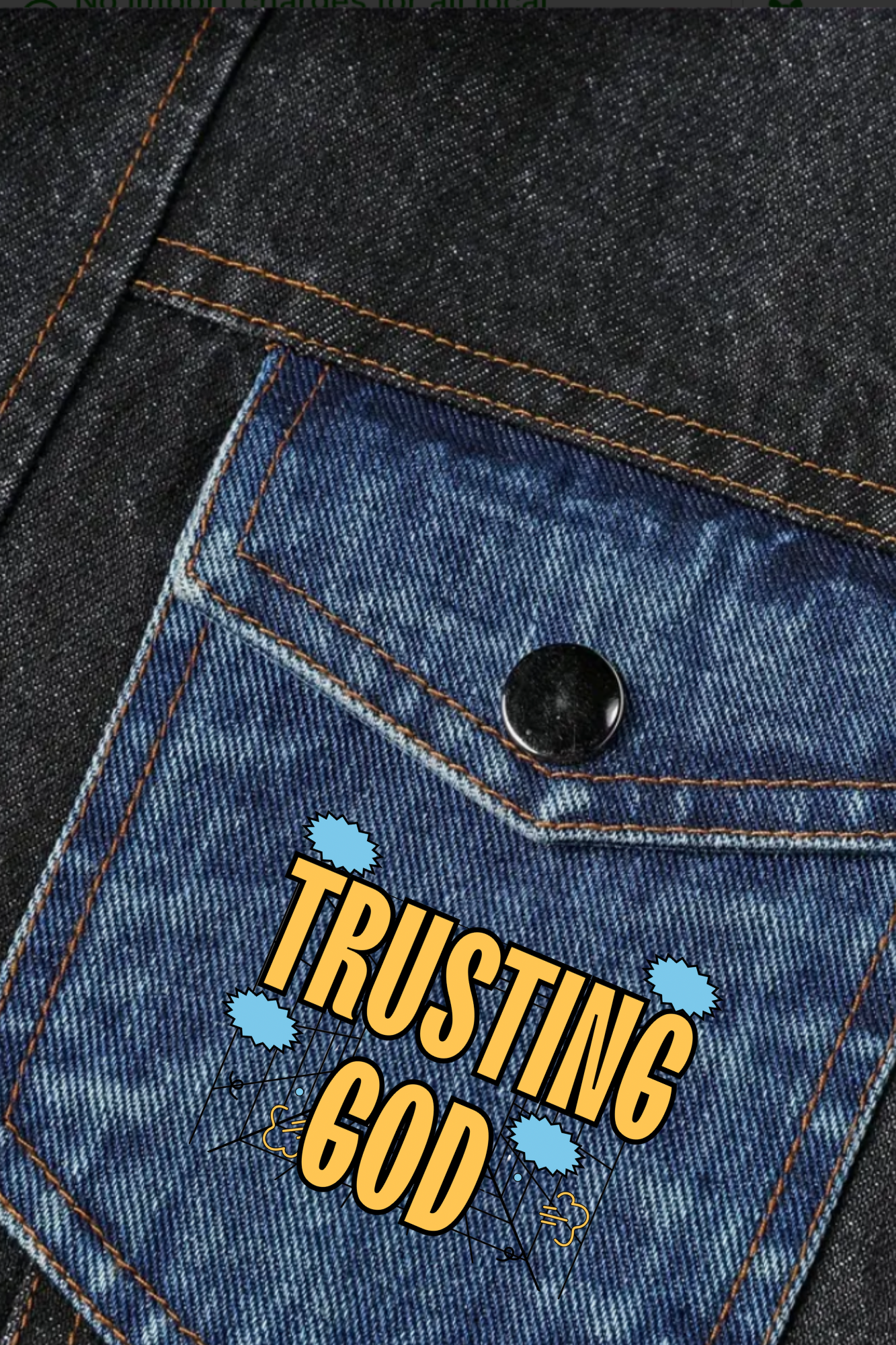 TRUSTING GOD BIKER JACKET