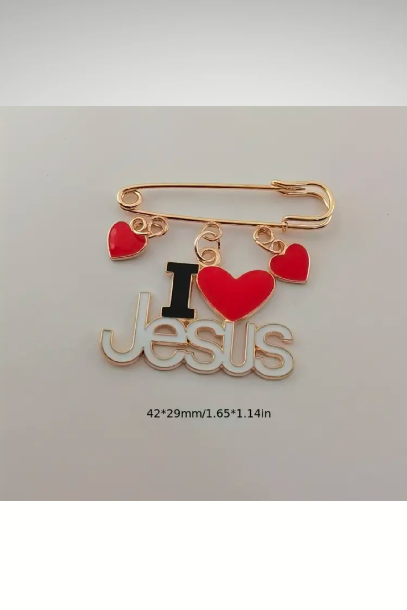 I LOVE JESUS PIN