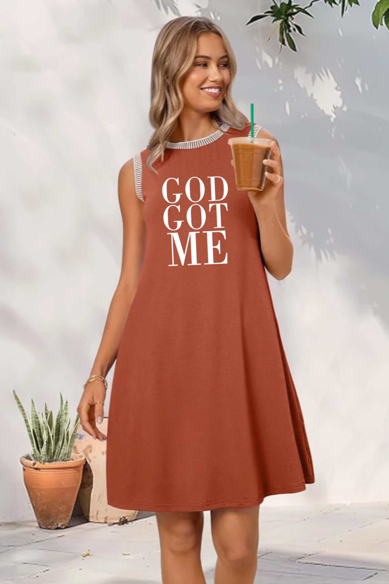 GOD GOT ME SUMMER DRESS