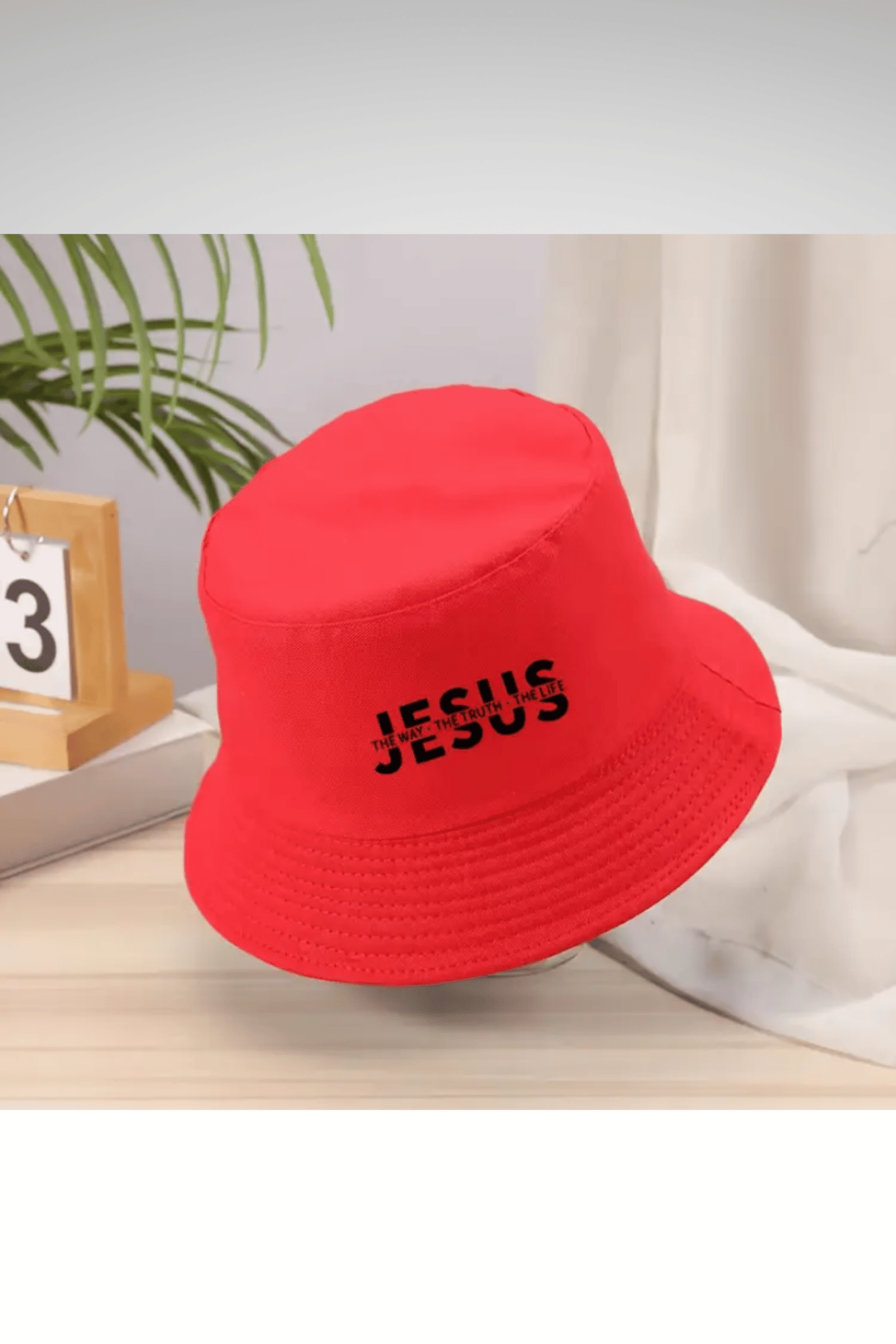 JESUS IS THE WAY MEN’S FAITH BUCKET HAT