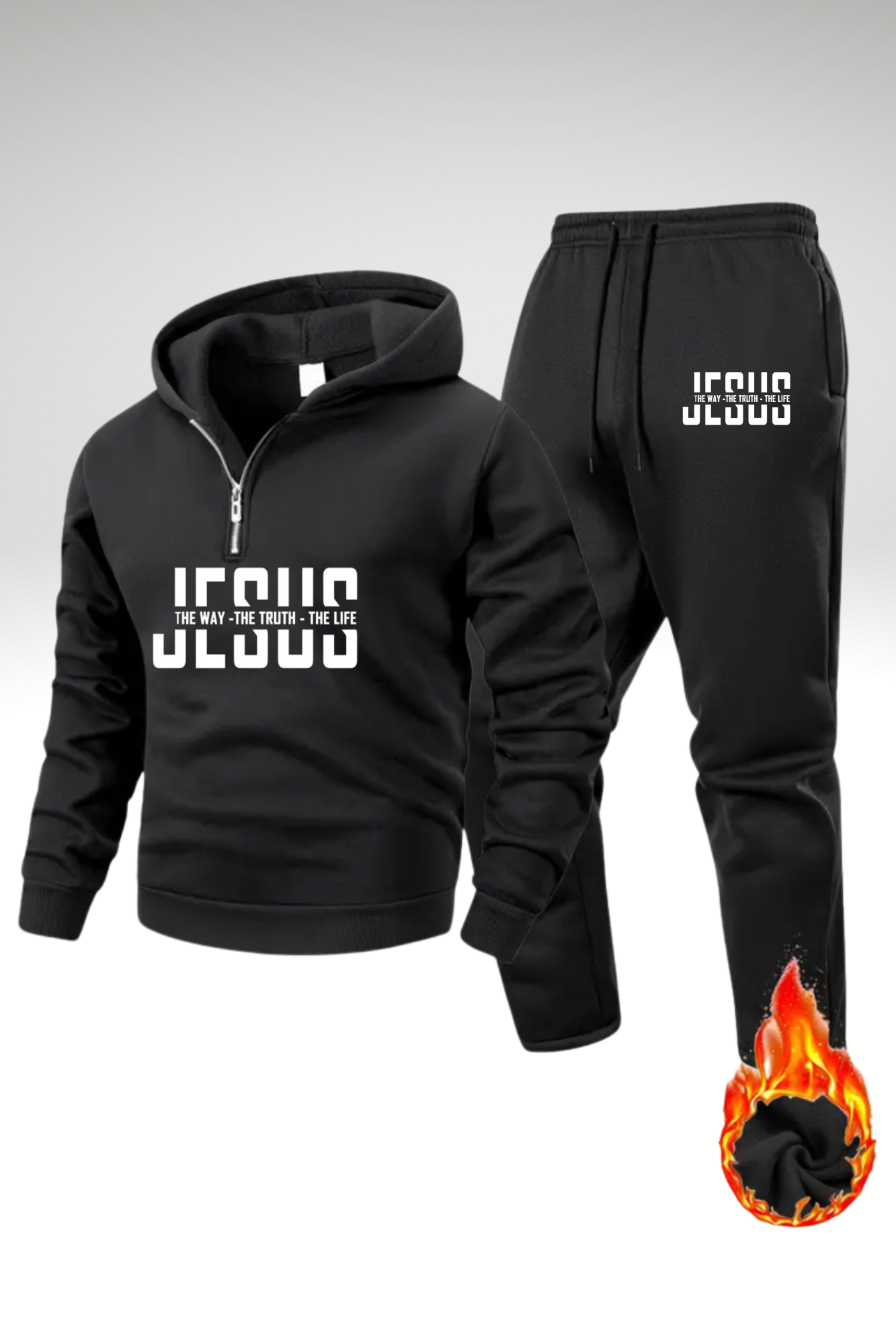 JESUS IS THE WAY HOODIE SET