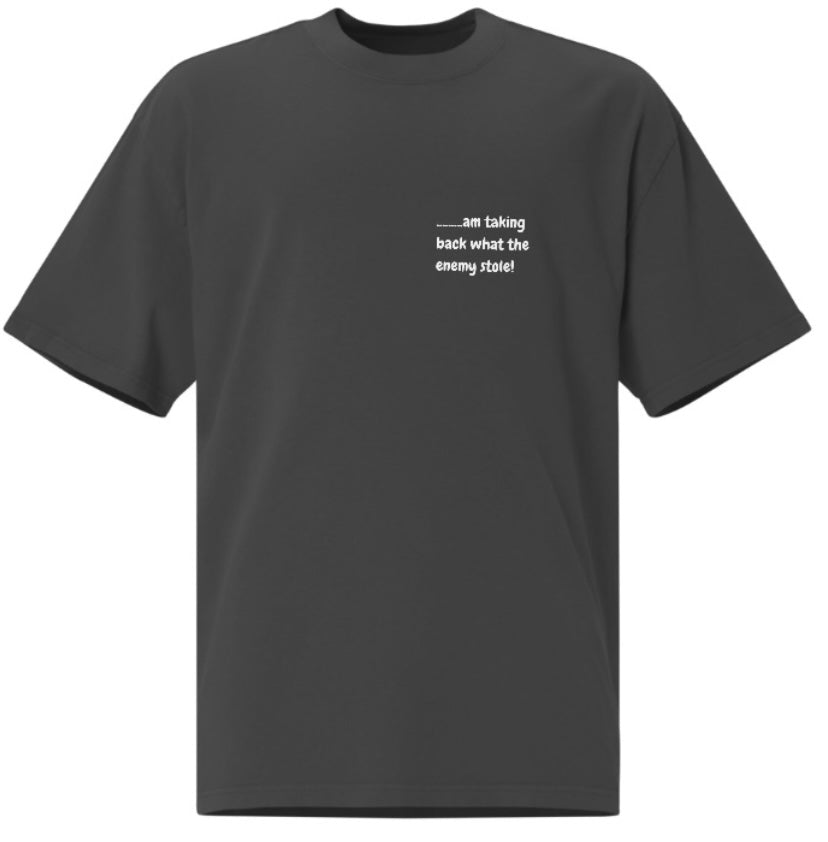 TAKING BACK WHAT THE ENEMY STOLE T-SHIRT