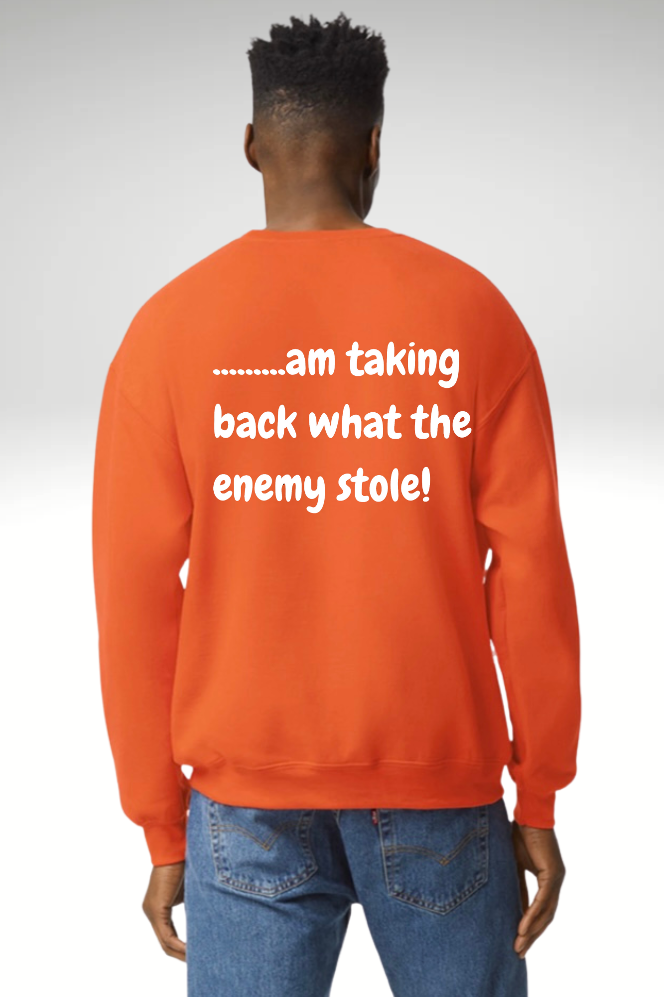 TAKING BACK WHAT THE ENEMY STOLE SWEATSHIRT