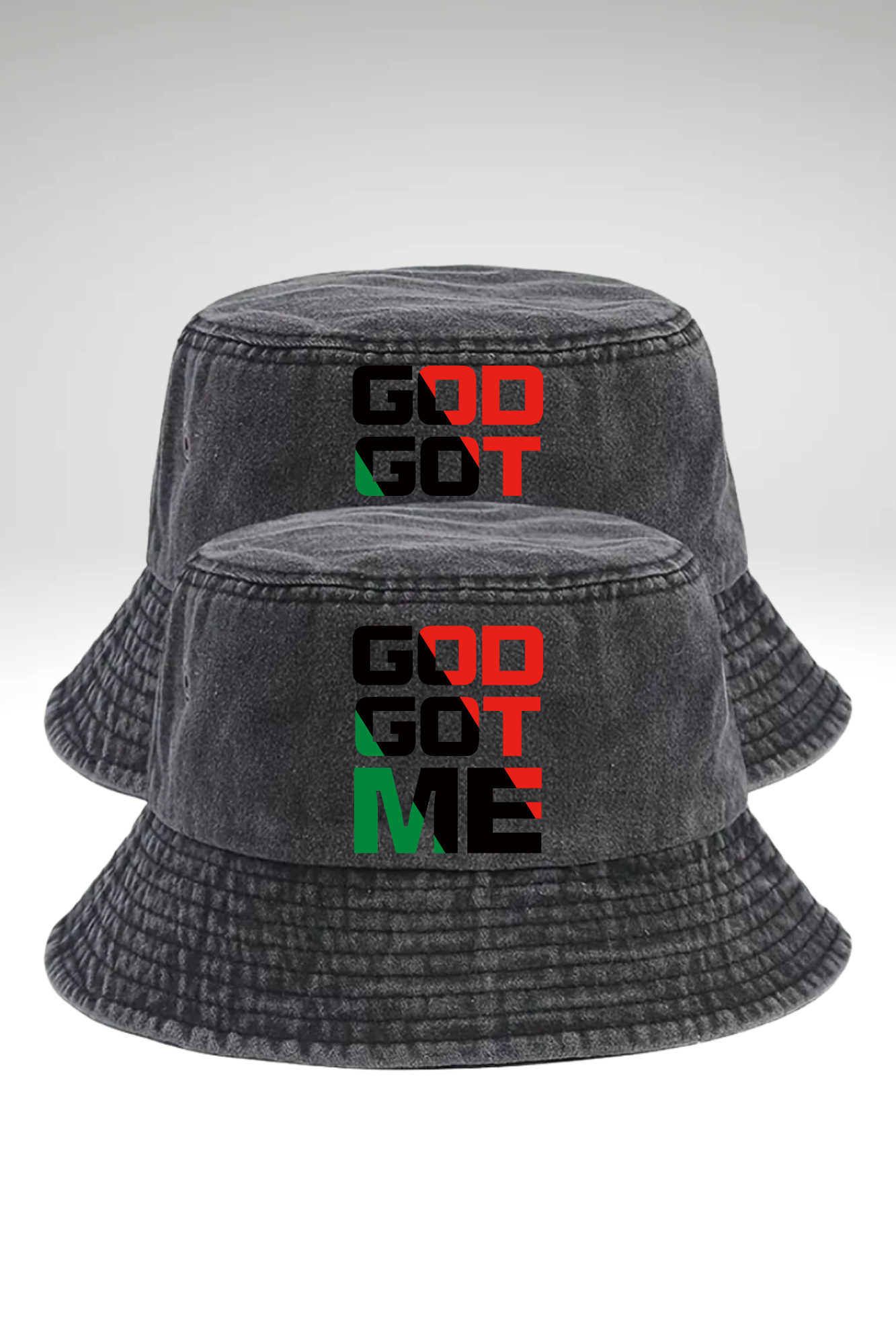 JUNETEENTH GOD GOT ME BUCKET HAT