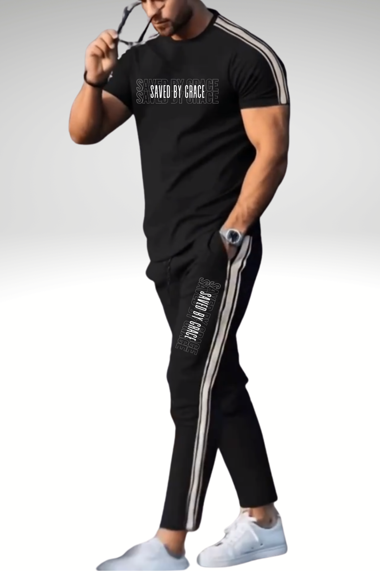 SAVED BY GRACE MENS SET