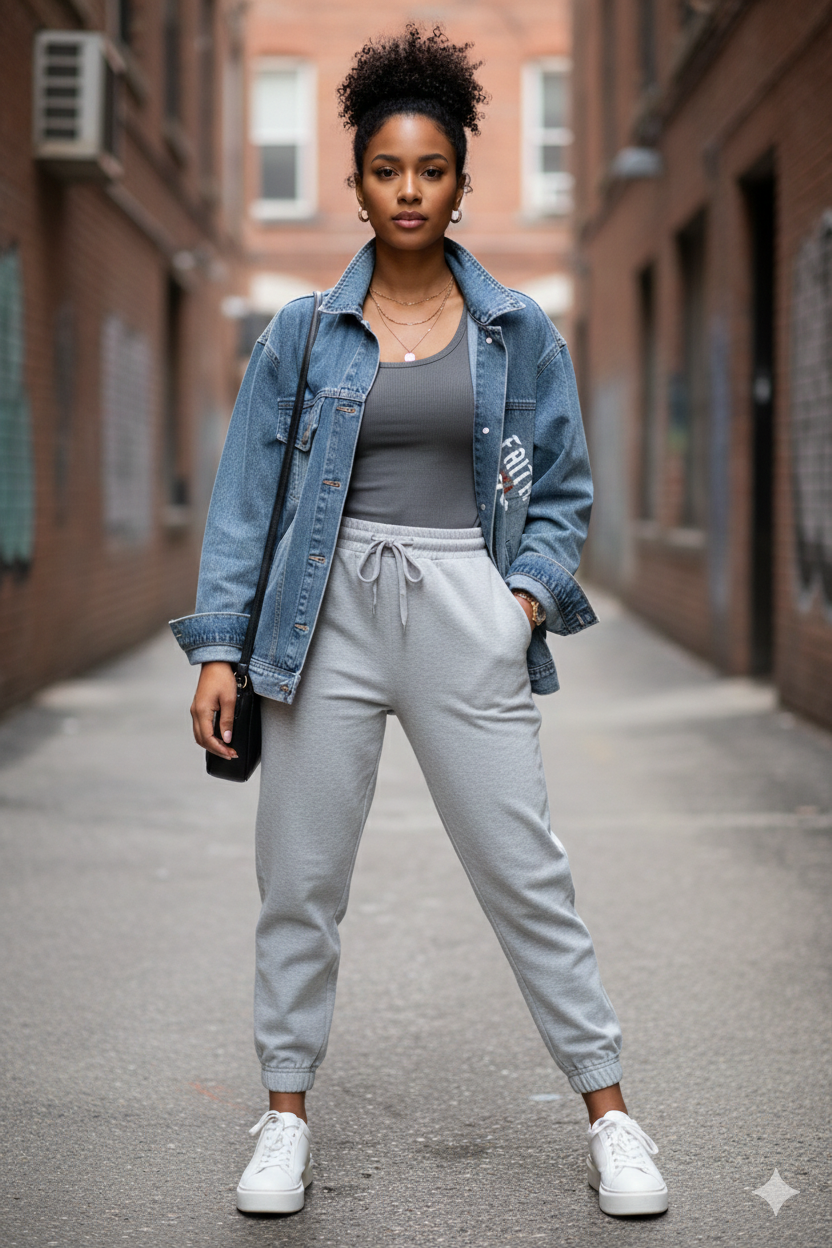 FAITH OVER FEAR DENIM JACKET