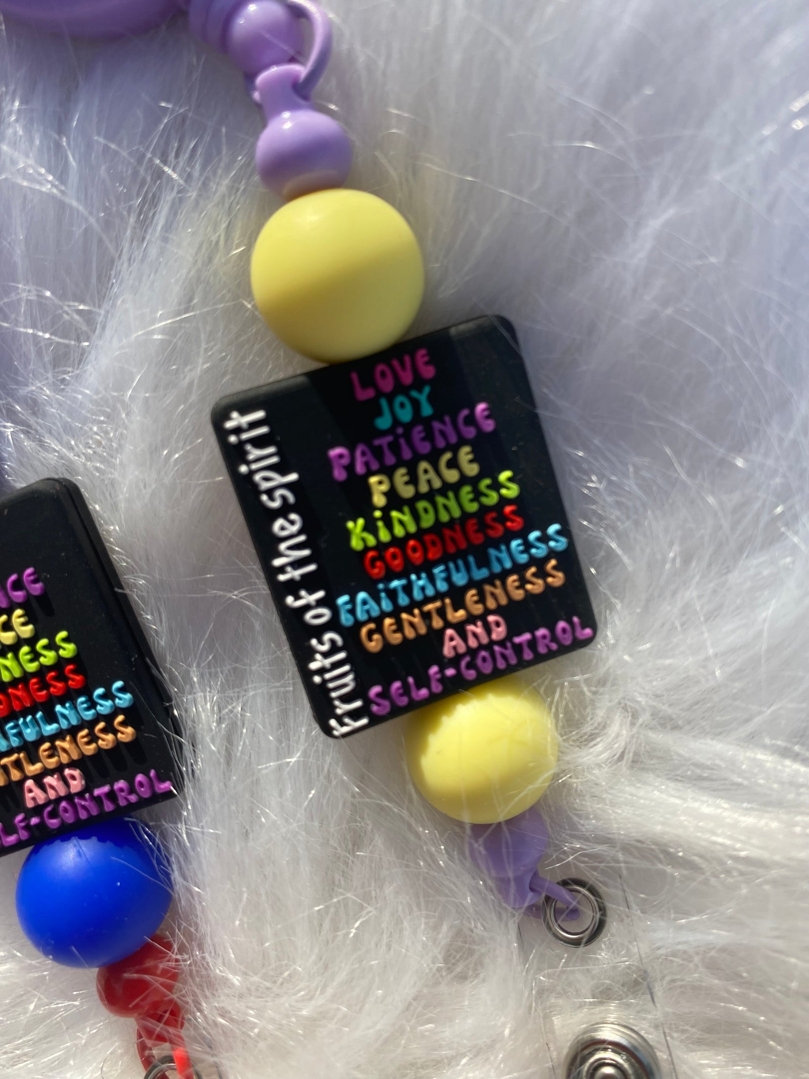 FRUITS OF THE SPIRIT BADGE CLIPS