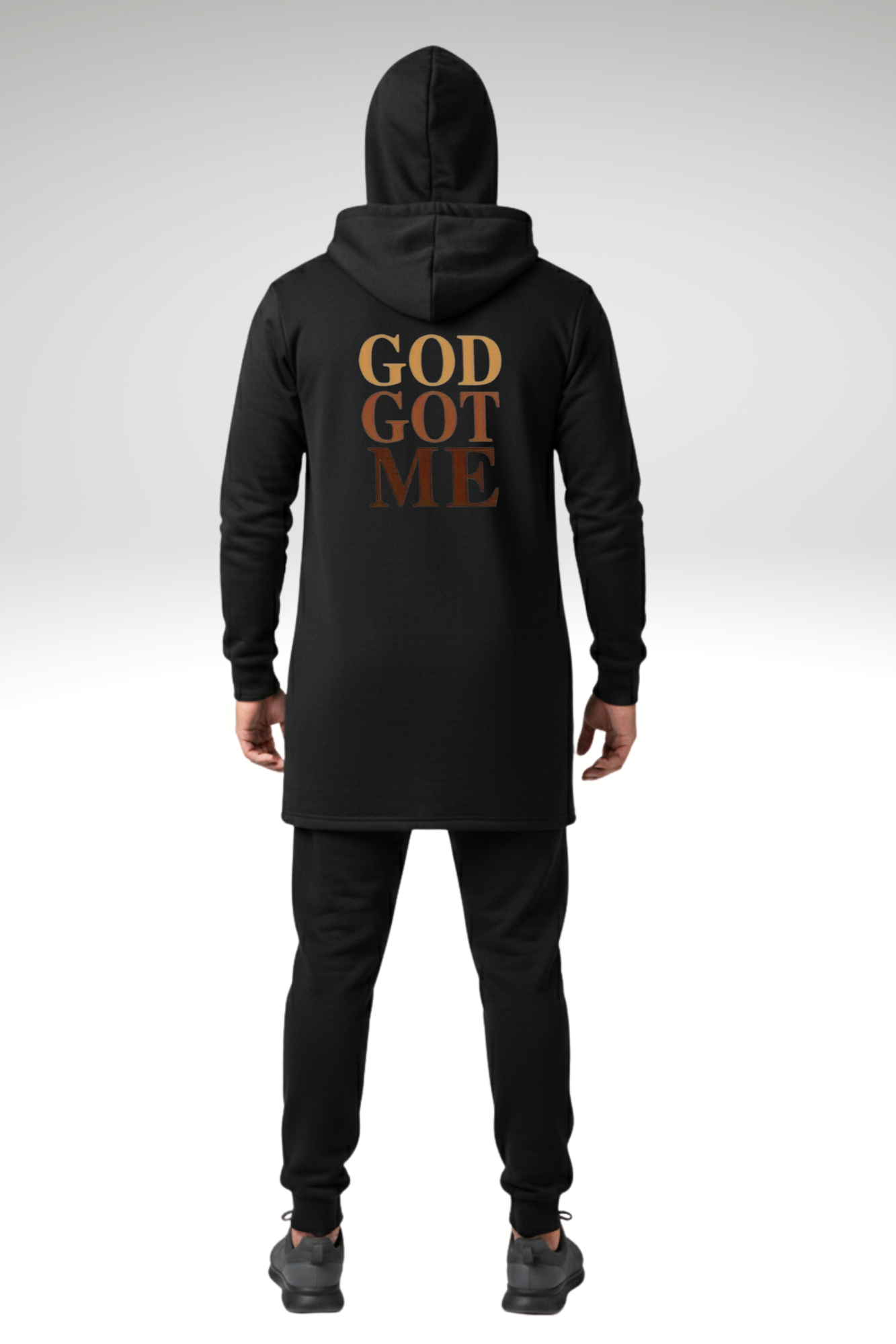 GOD GOT ME ZIPPER HOODIE SETS