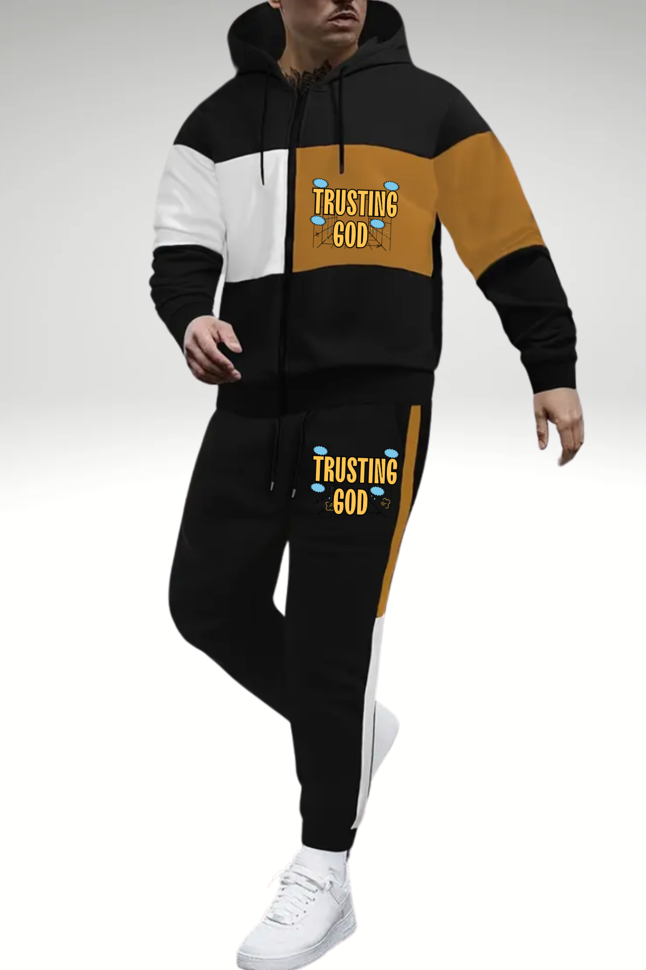 TRUSTING GOD JOGGERS SET