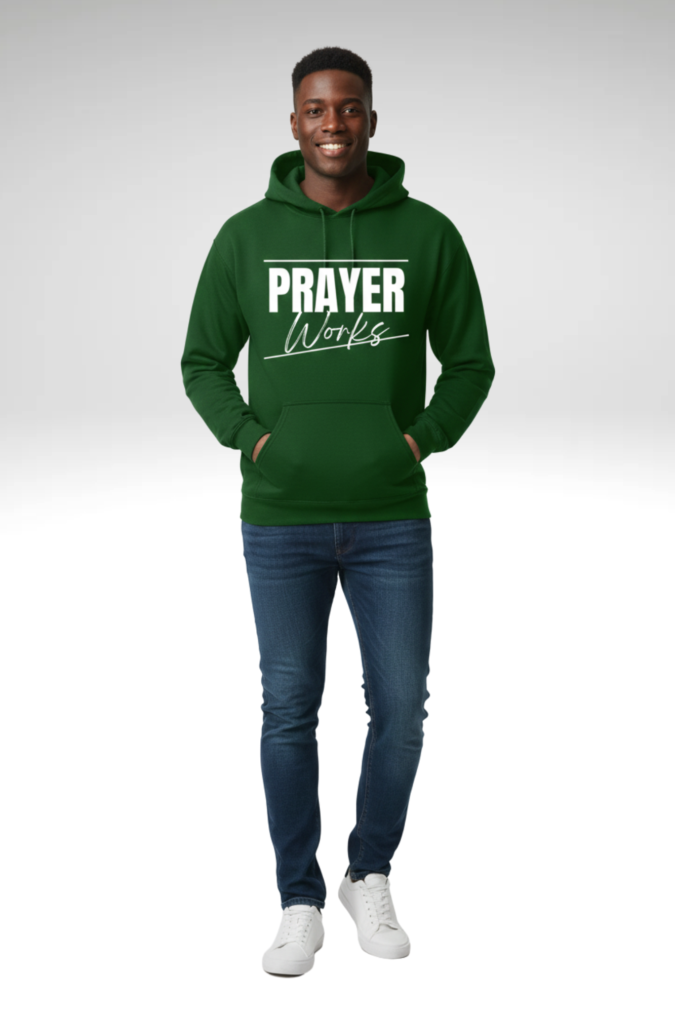 PRAYER WORKS MEN'S HOODIE