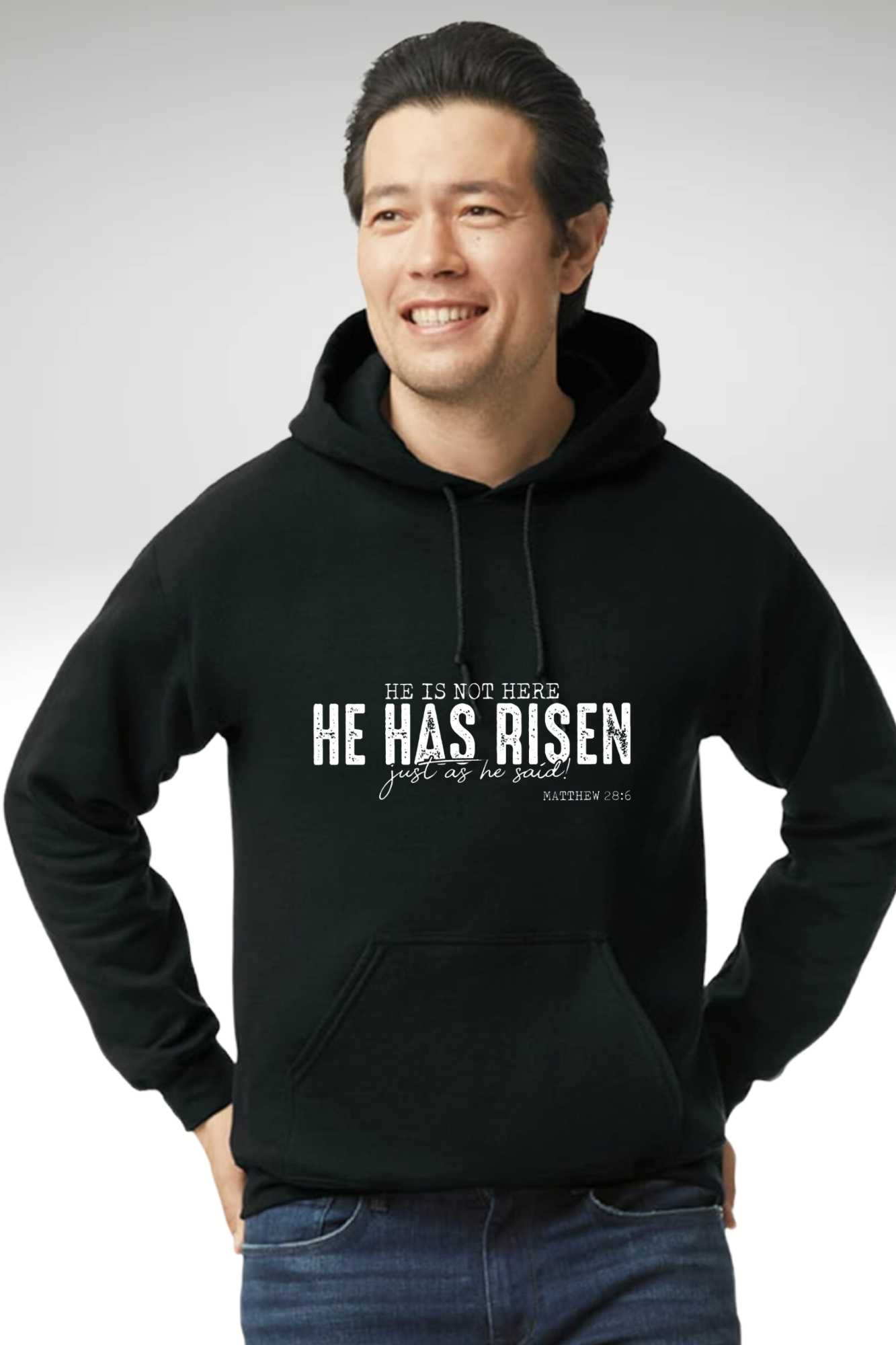HE HAS RISEN UNISEX HOODIES