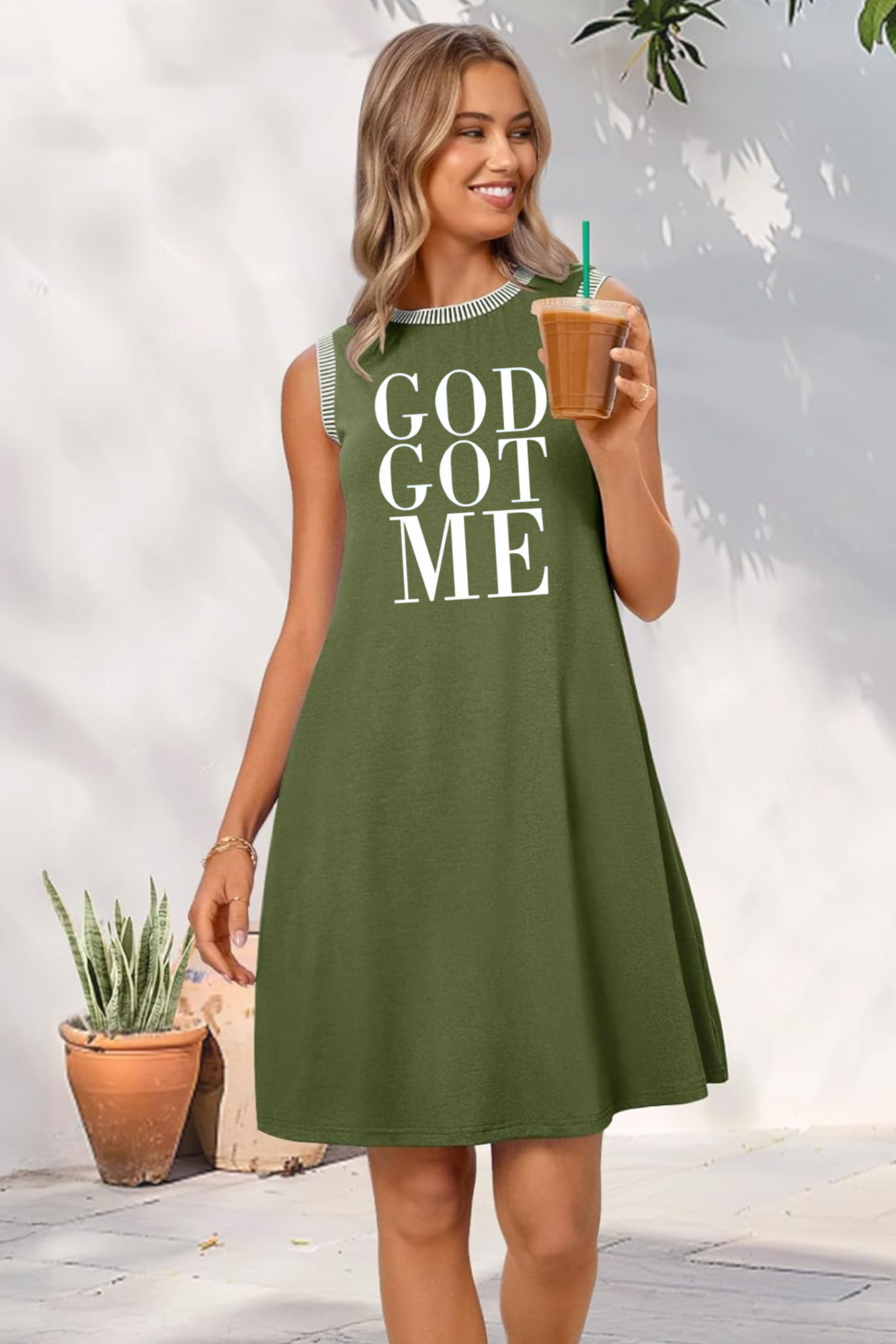 GOD GOT ME SUMMER DRESS
