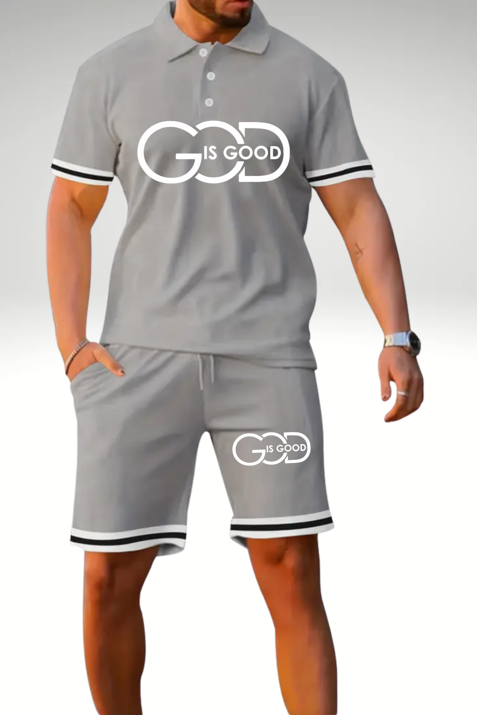 GOD IS GOOD SHORT SET