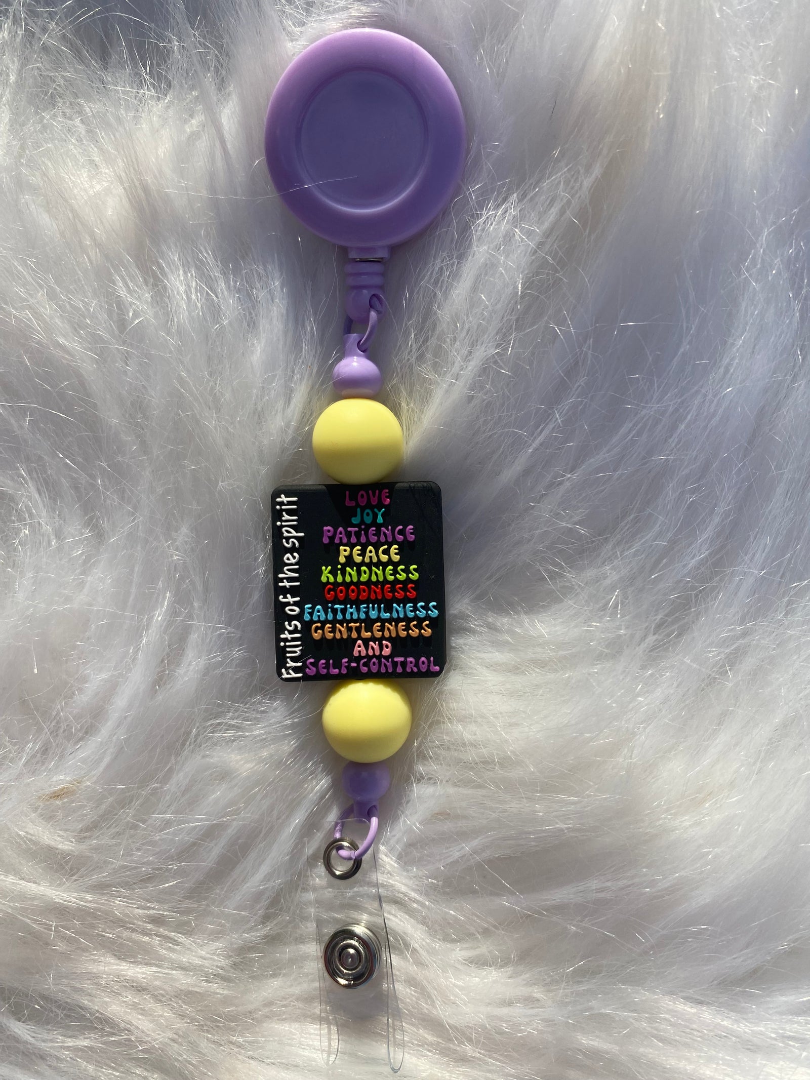 FRUITS OF THE SPIRIT BADGE CLIPS