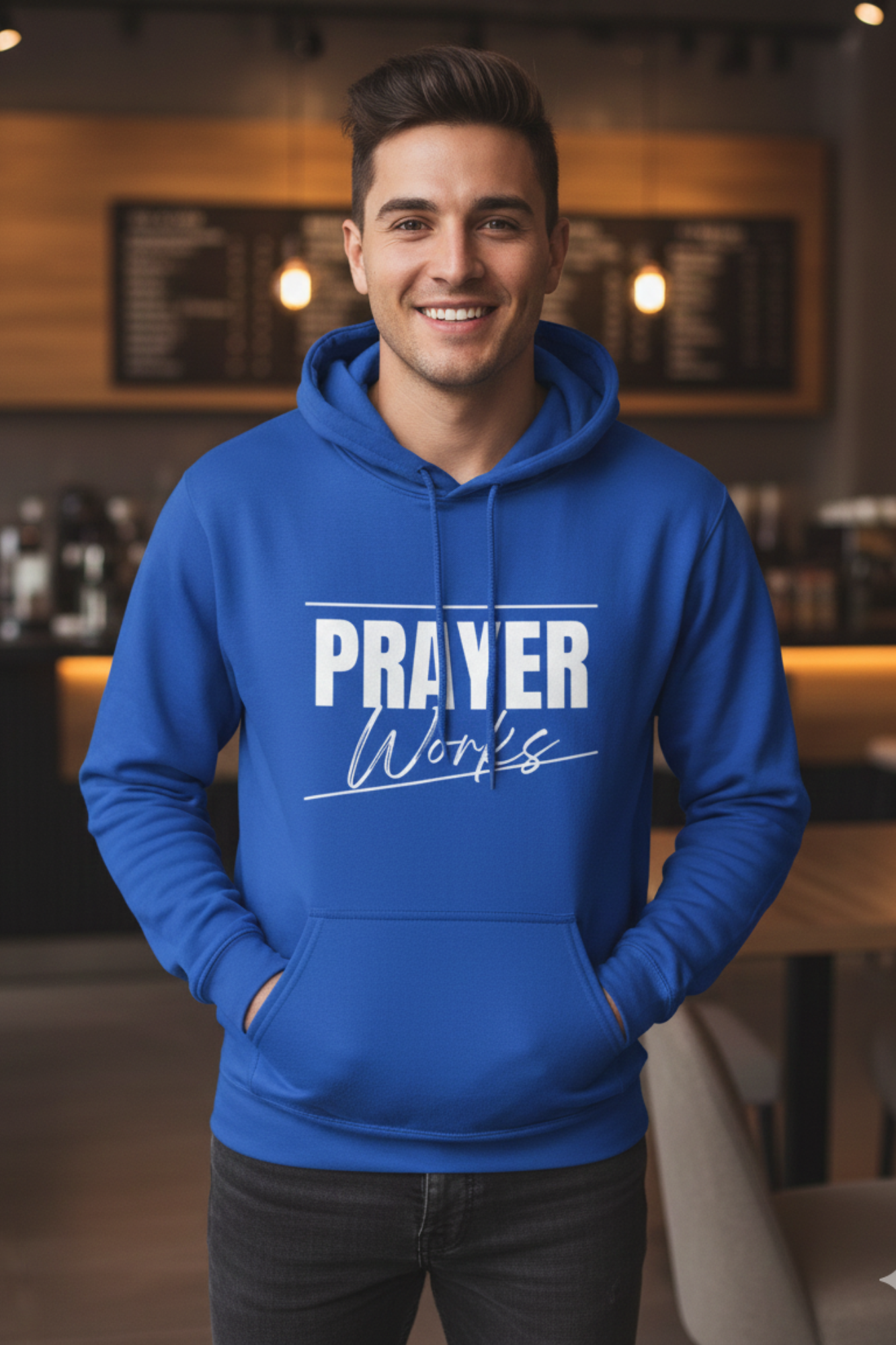 PRAYER WORKS MEN'S HOODIE
