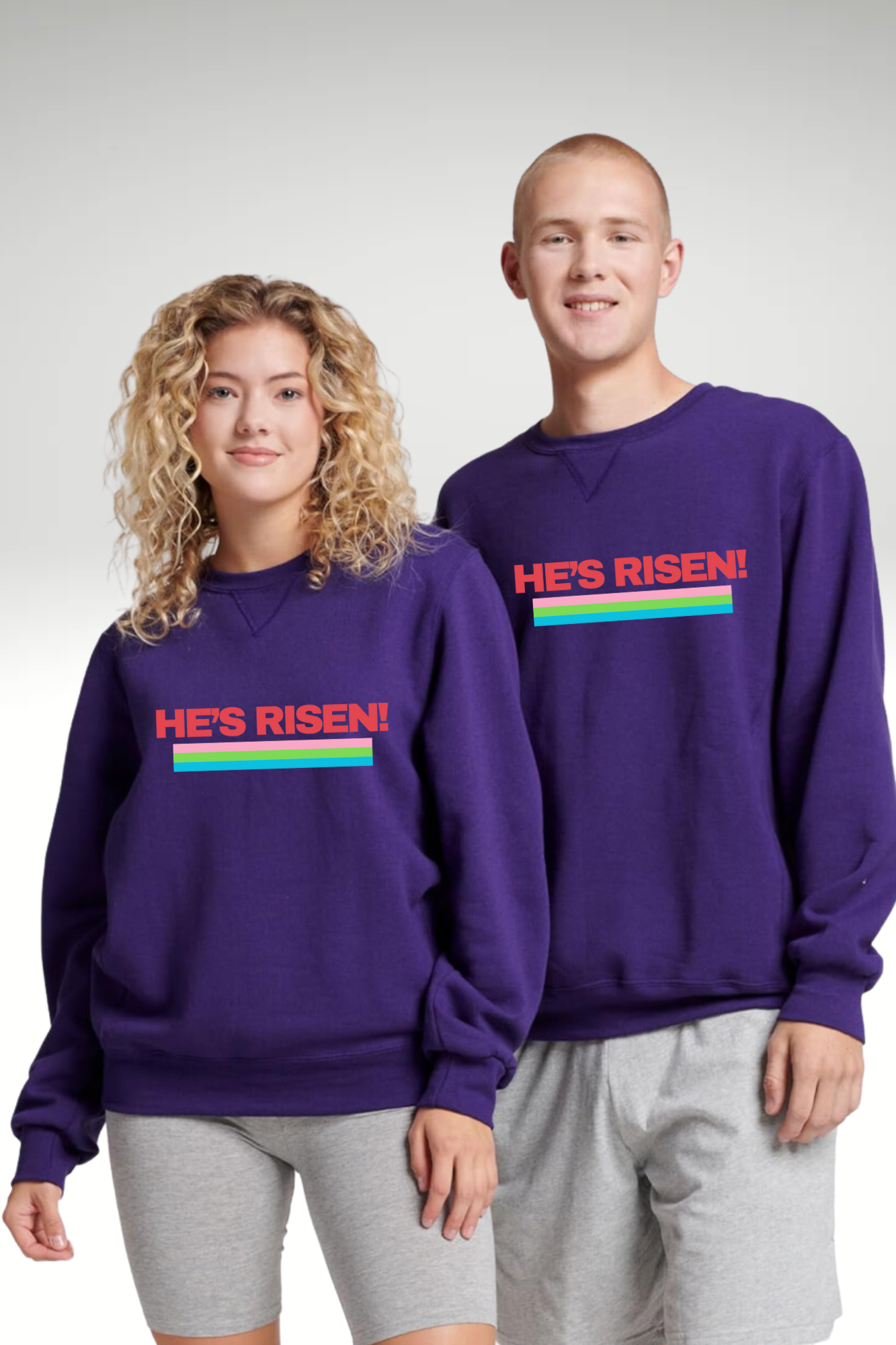 HE’S RISEN UNISEX SWEATSHIRT