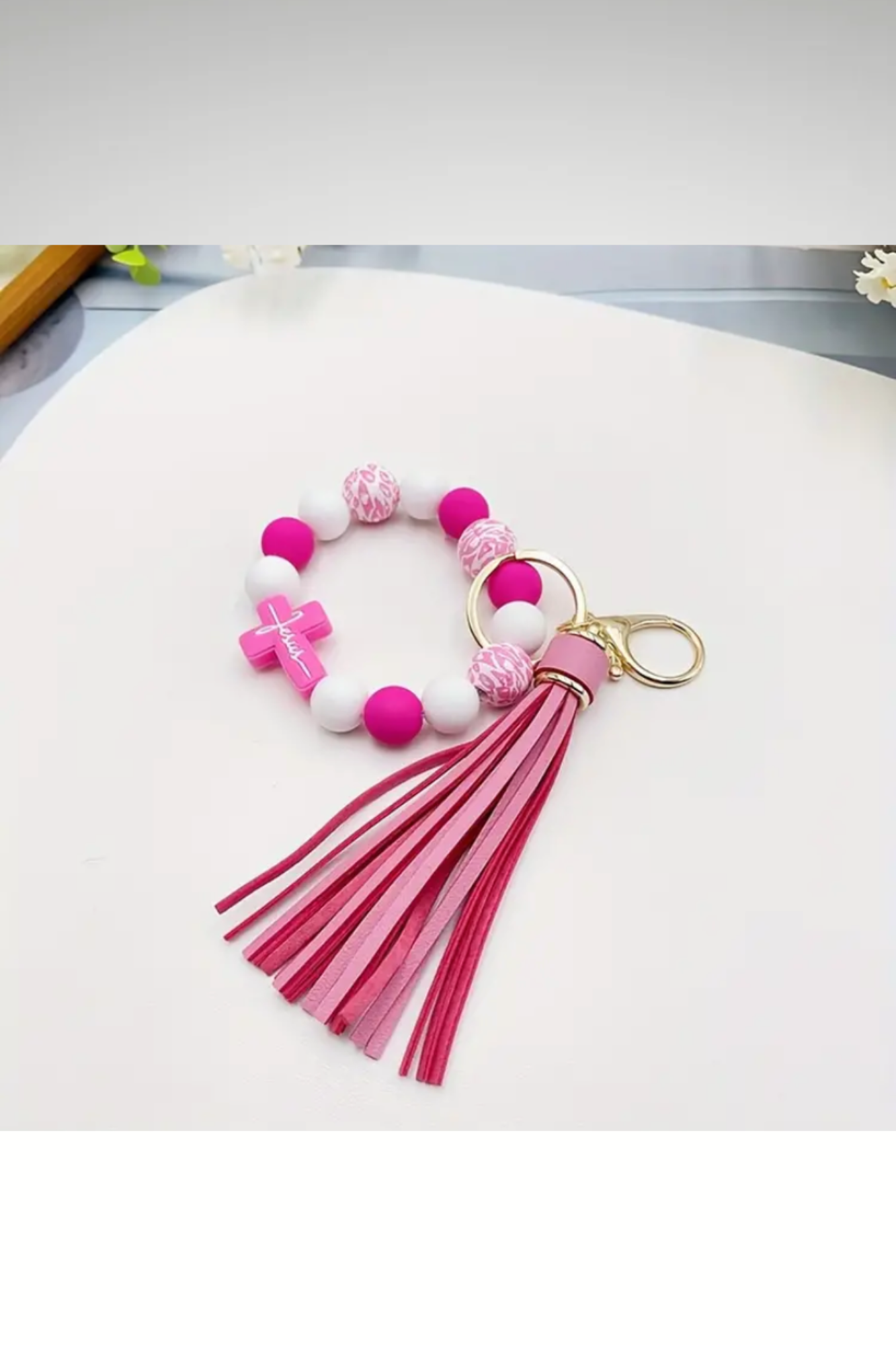 JESUS BRACELET KEYCHAIN