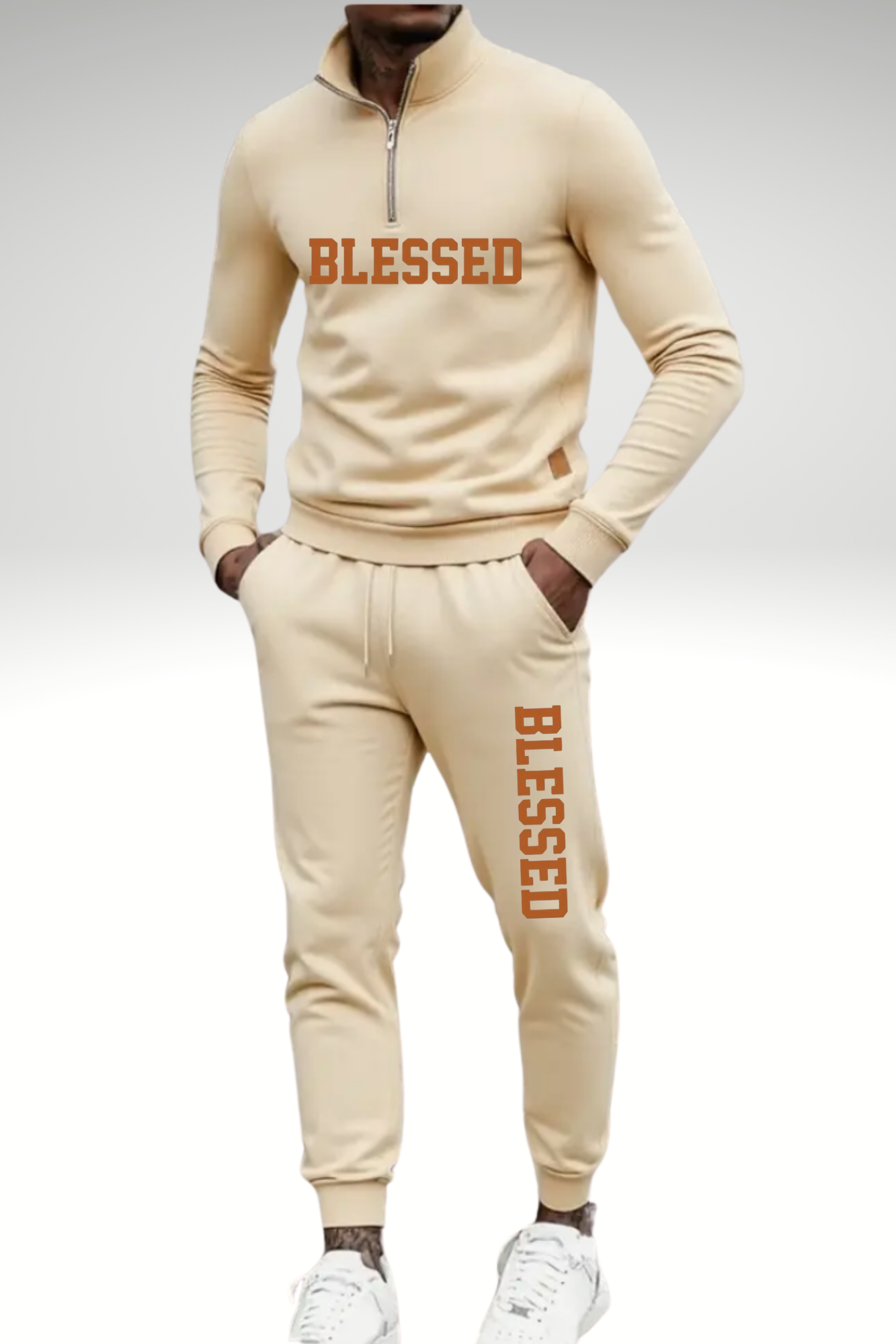 BLESSED MENS ZIPPER JERSEYS