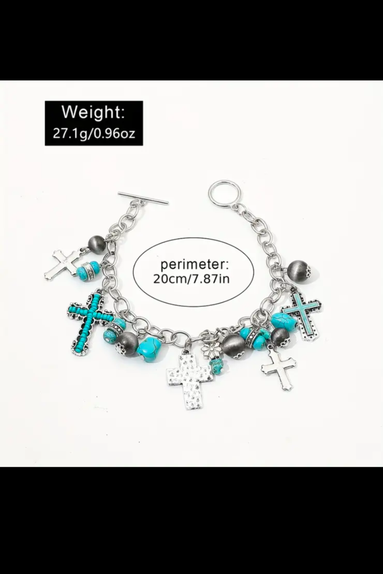 GRACEFUL CROSS BRACELET