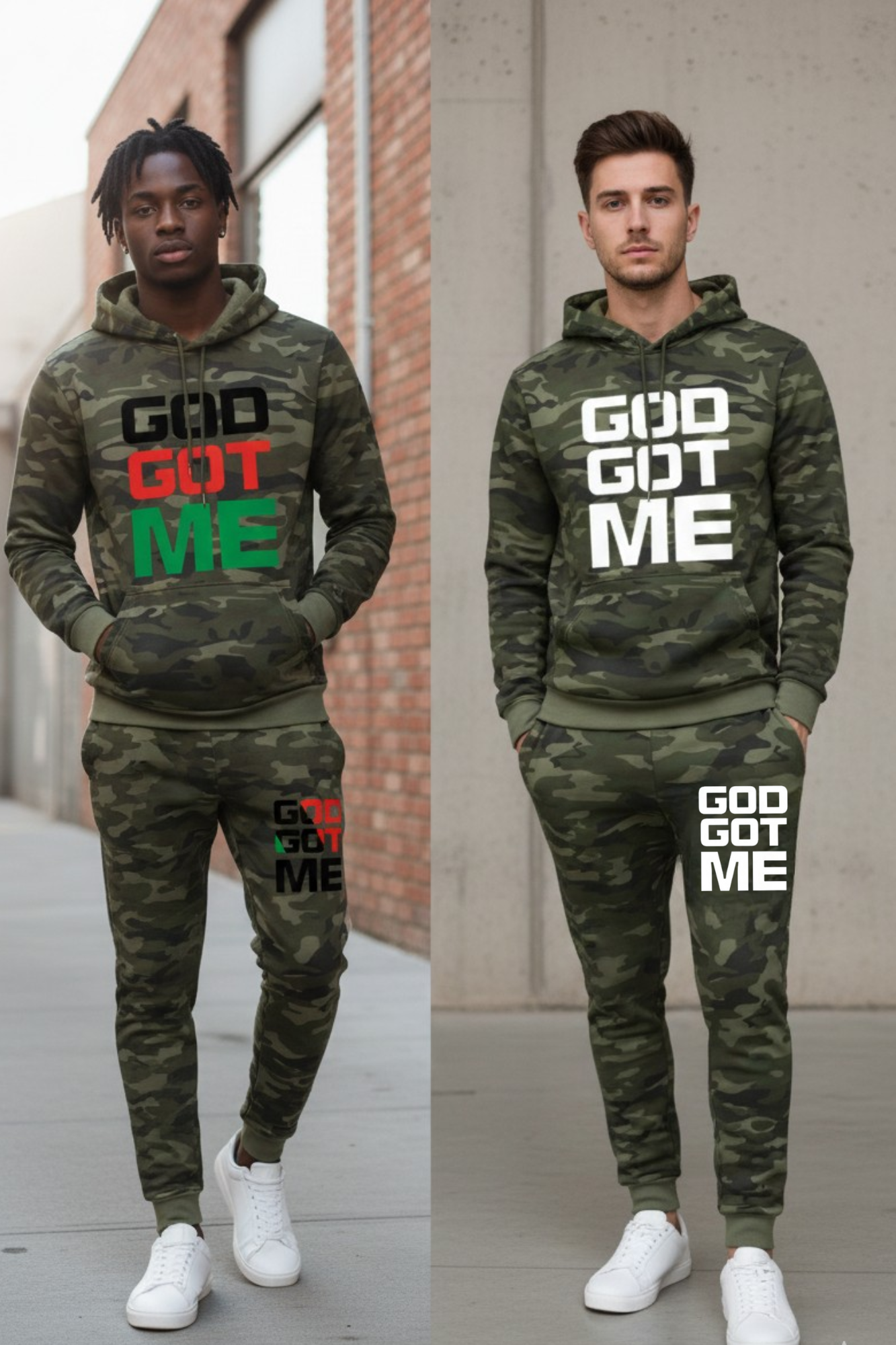 GOD GOT ME CAMO SETS