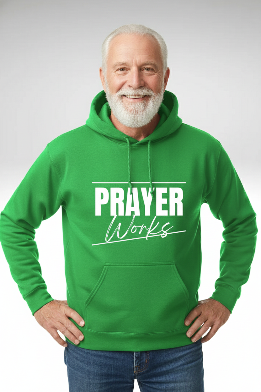 PRAYER WORKS MEN'S HOODIE