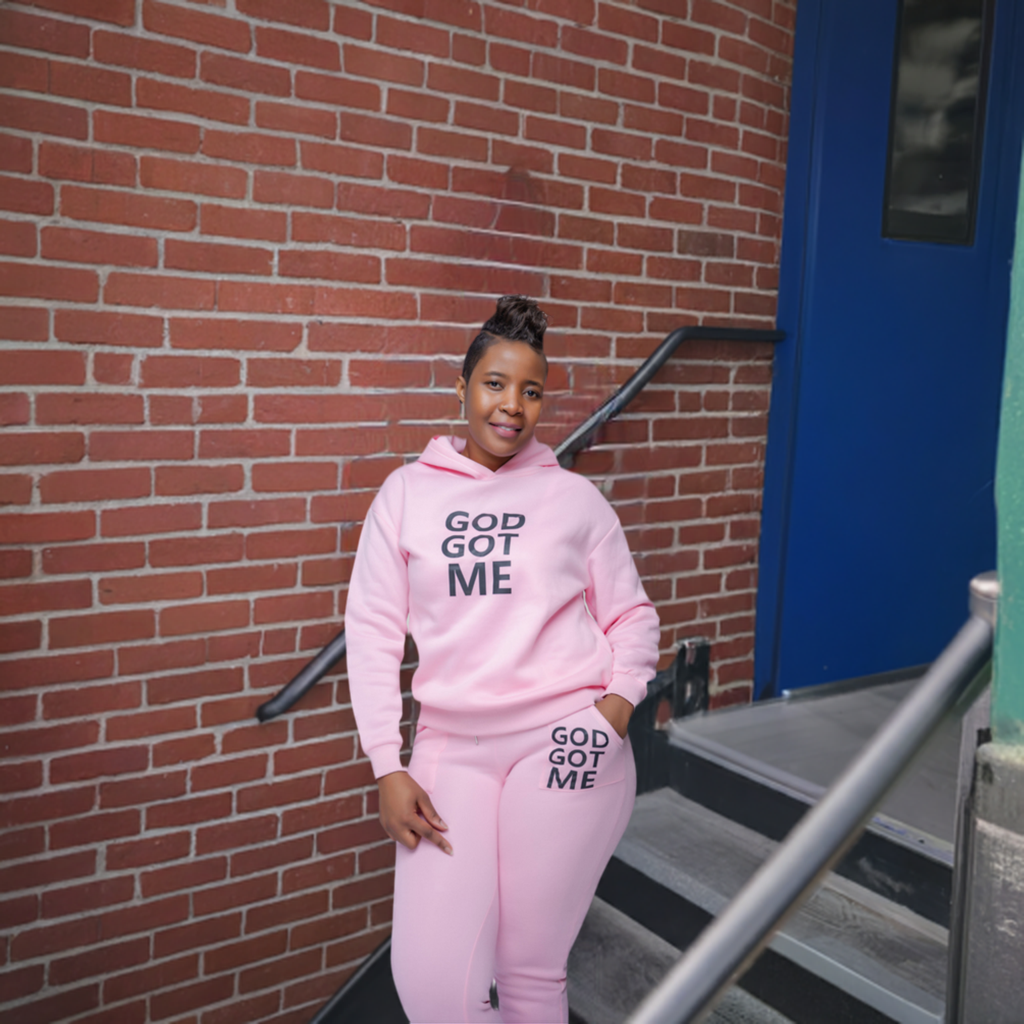 GOD GOT ME 2 PIECE JOGGERS SET