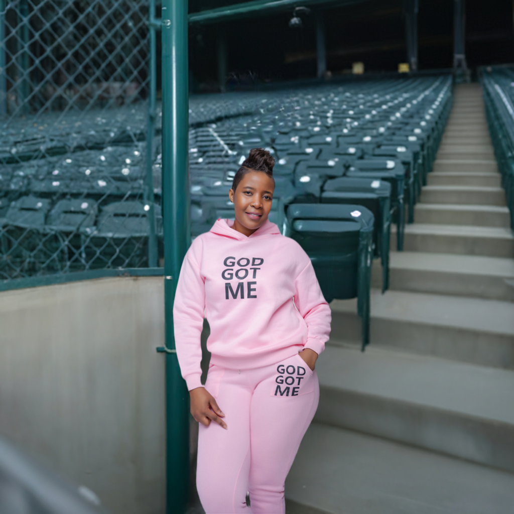 GOD GOT ME 2 PIECE JOGGERS SET