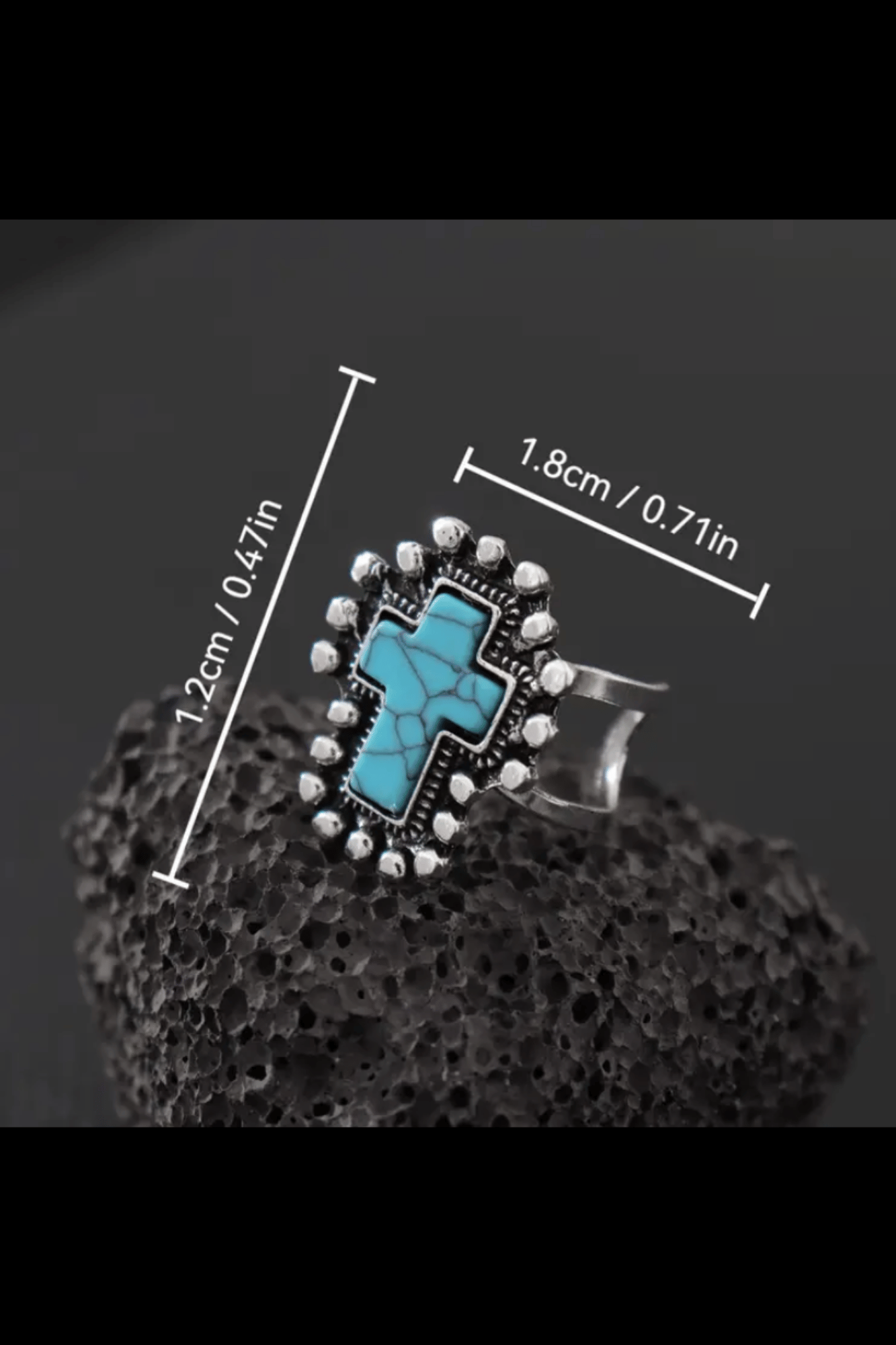 GRACEFUL CROSS RING