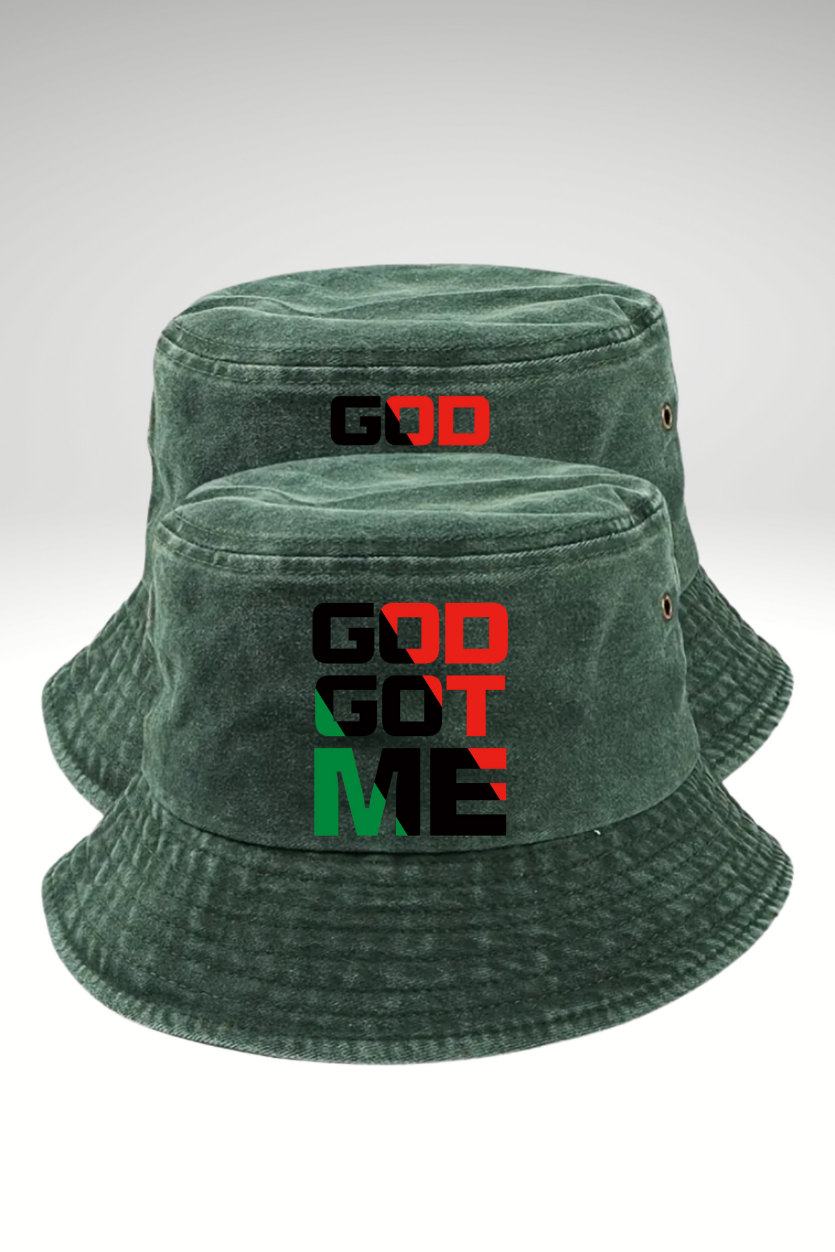 JUNETEENTH GOD GOT ME BUCKET HAT