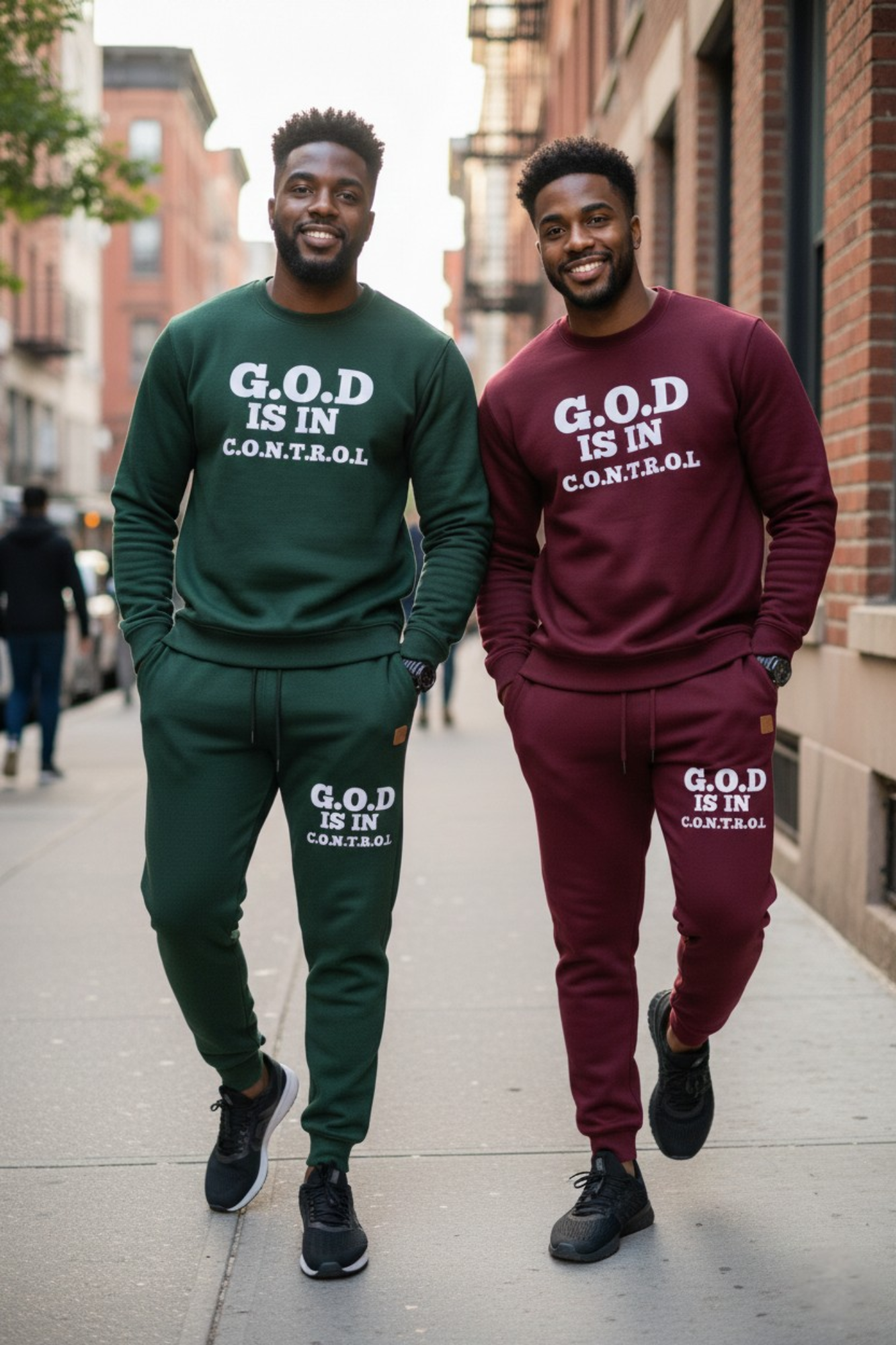 GOD IS IN CONTROL MENS SETS