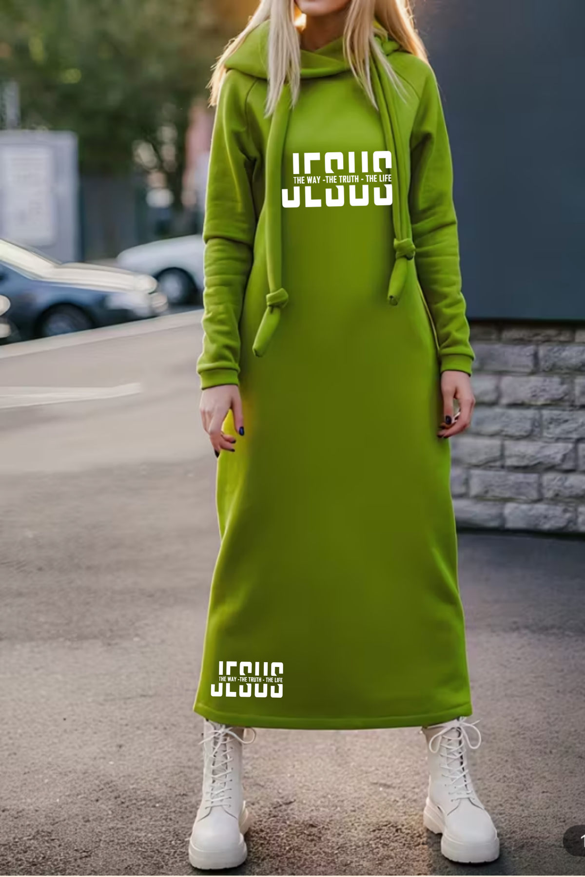 JESUS IS THE WAY HOODIE DRESS