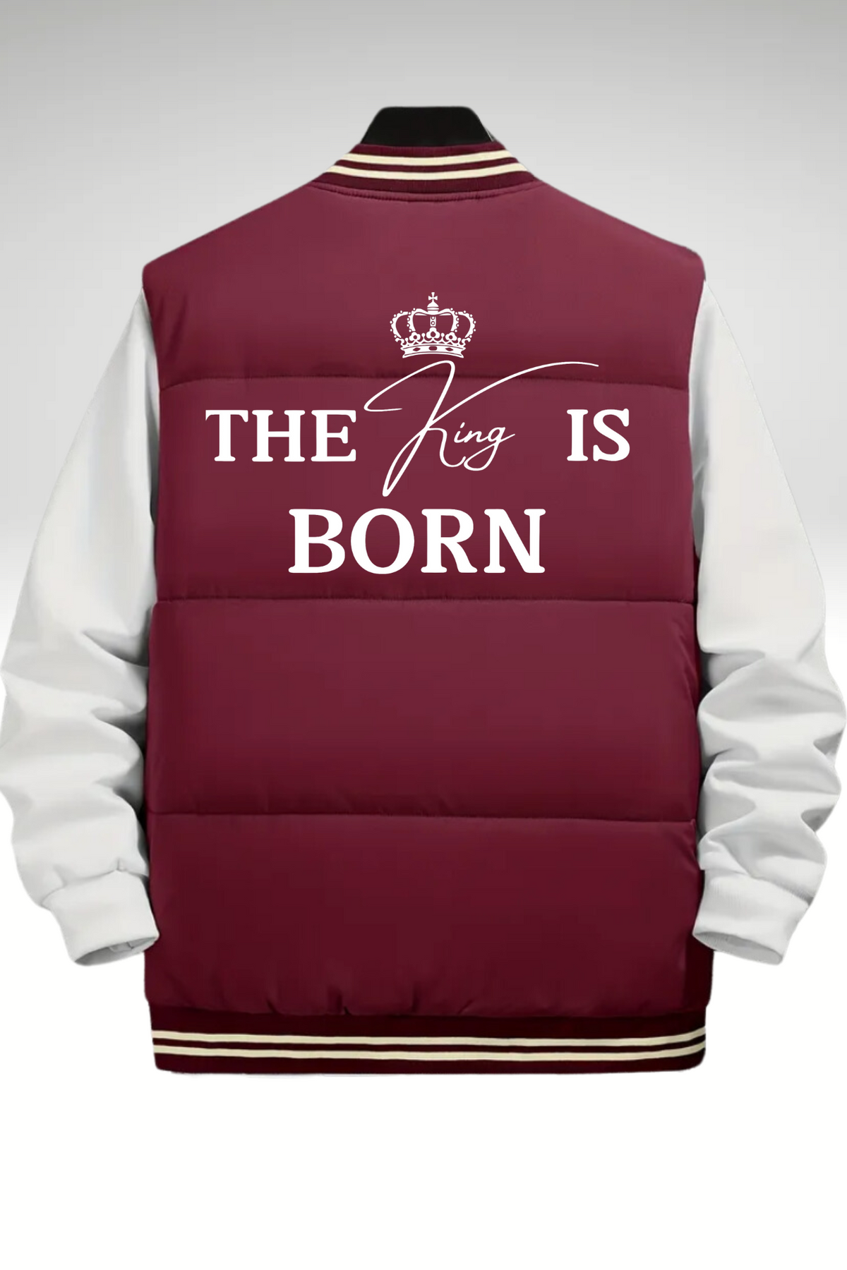 THE KING IS BORN PUFFER VEST