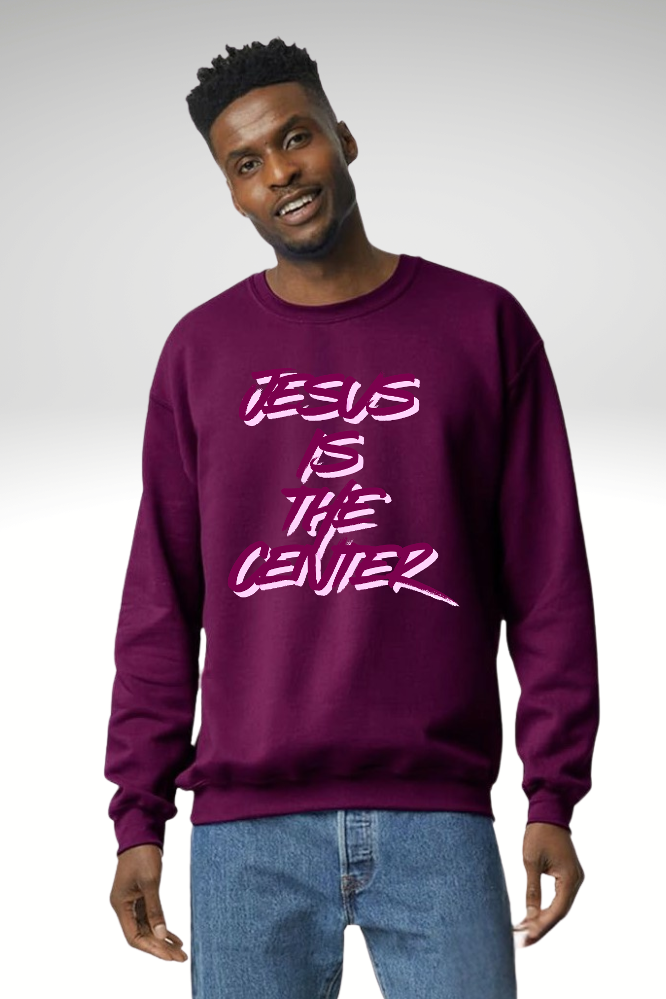 JESUS IS THE CENTER SWEATSHIRTS