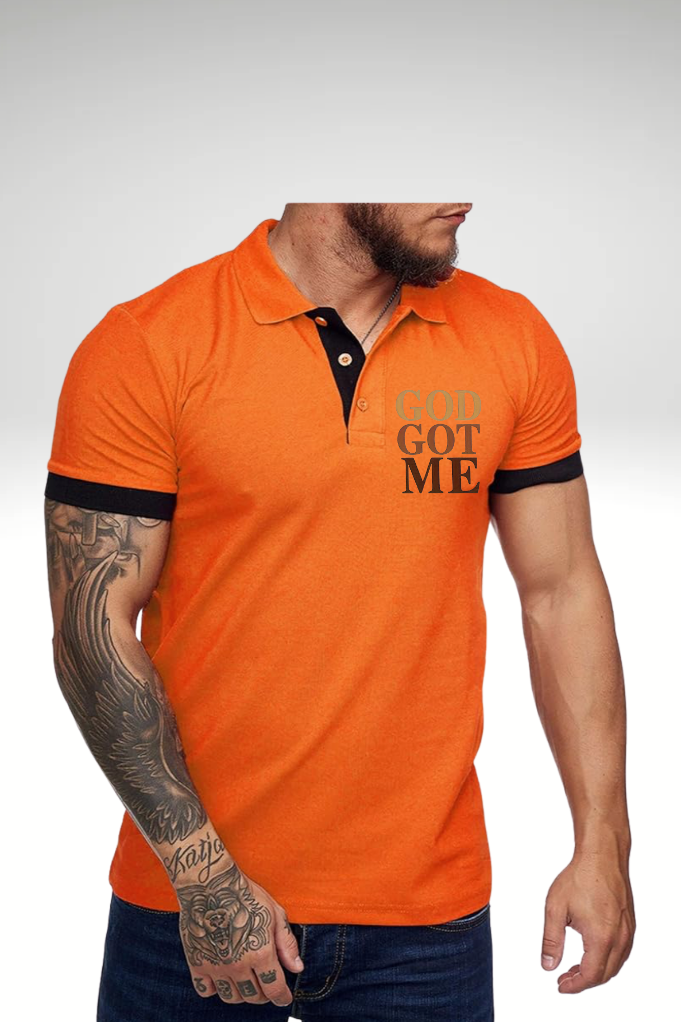 GOD GOT ME POLO TSHIRT