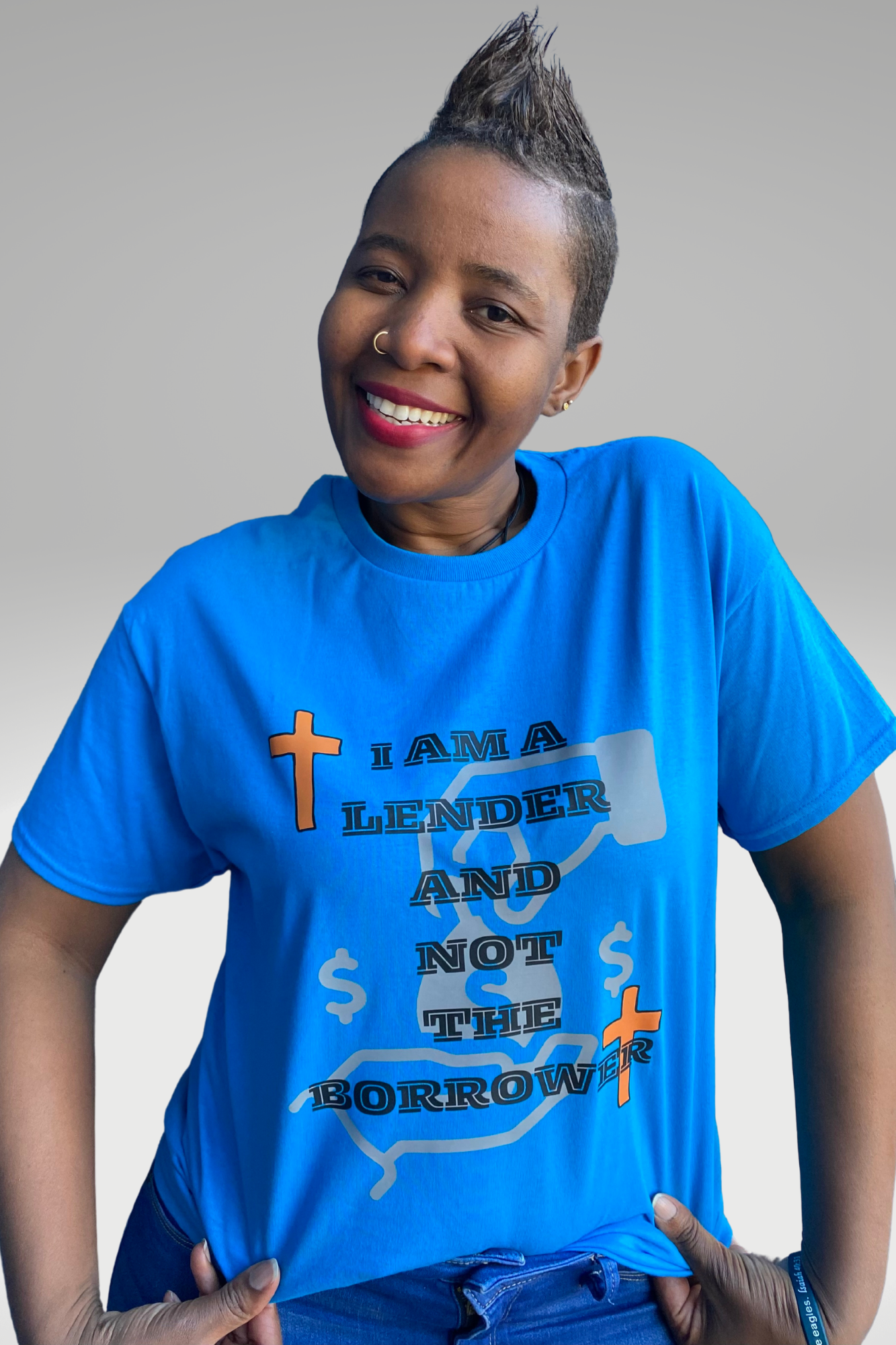 LENDER NOT A BORROWER T-SHIRT