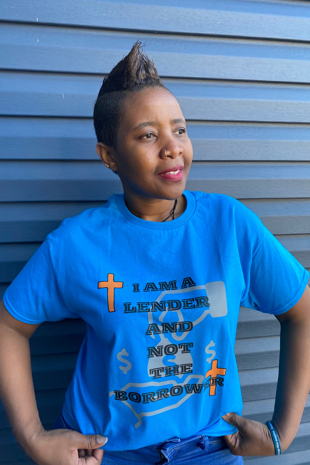 LENDER NOT A BORROWER T-SHIRT