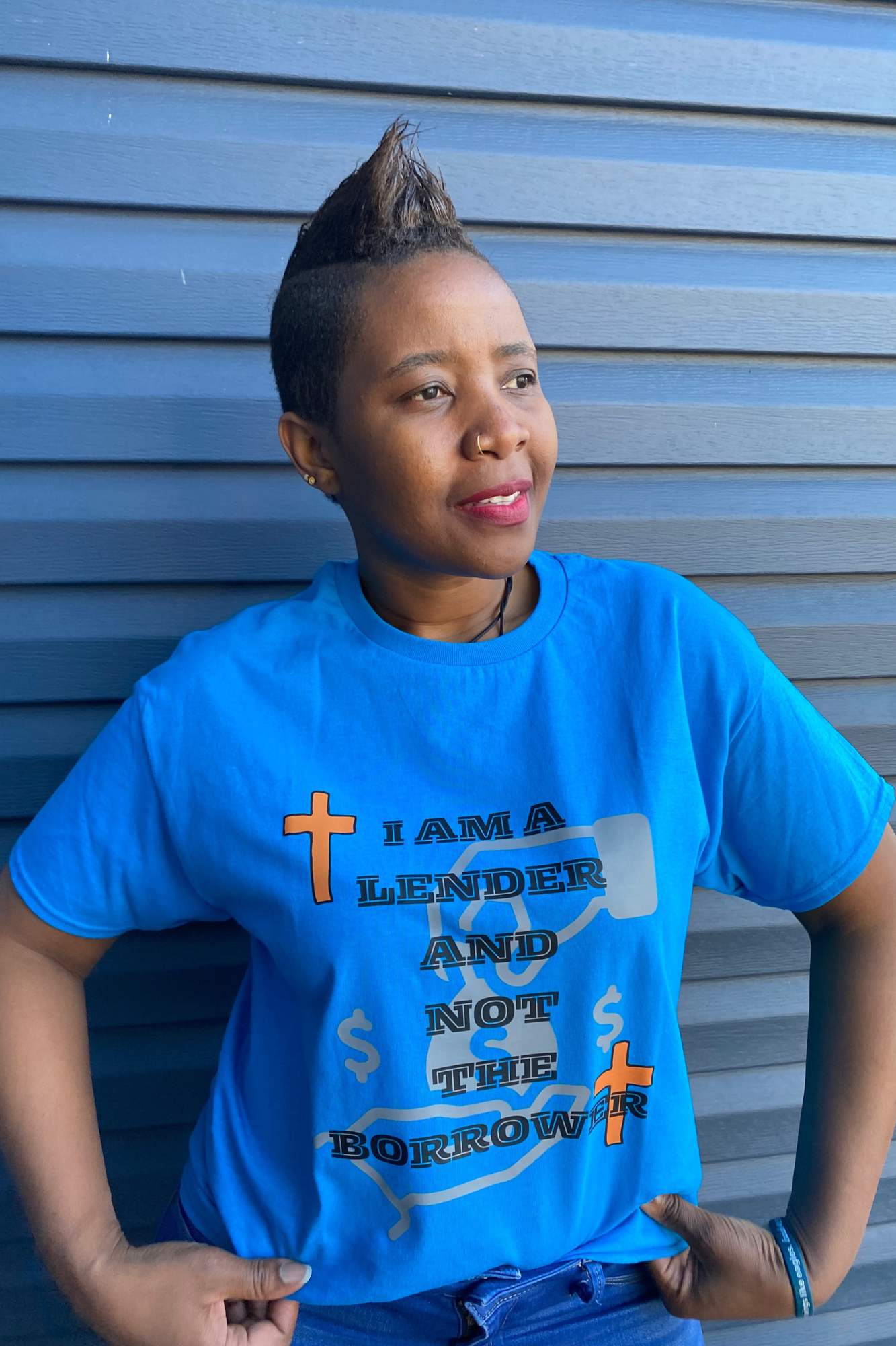 LENDER NOT A BORROWER T-SHIRT